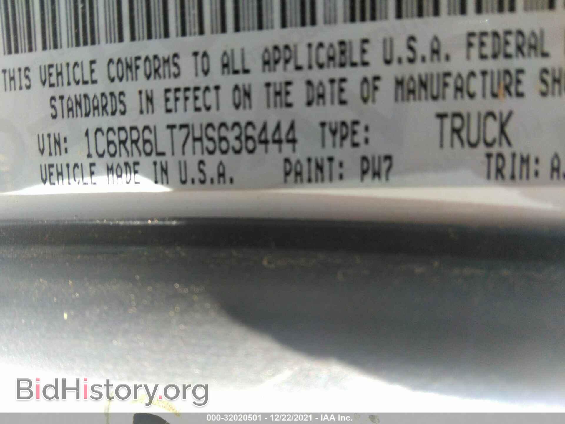 2017 RAM 1500 - VIN: 1C6RR6LT7HS636444 - Фото 9