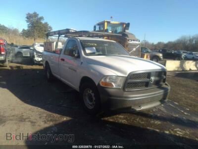 2012 RAM 1500 ST, white — VIN 3C6JD6DP3CG125262, IAAI