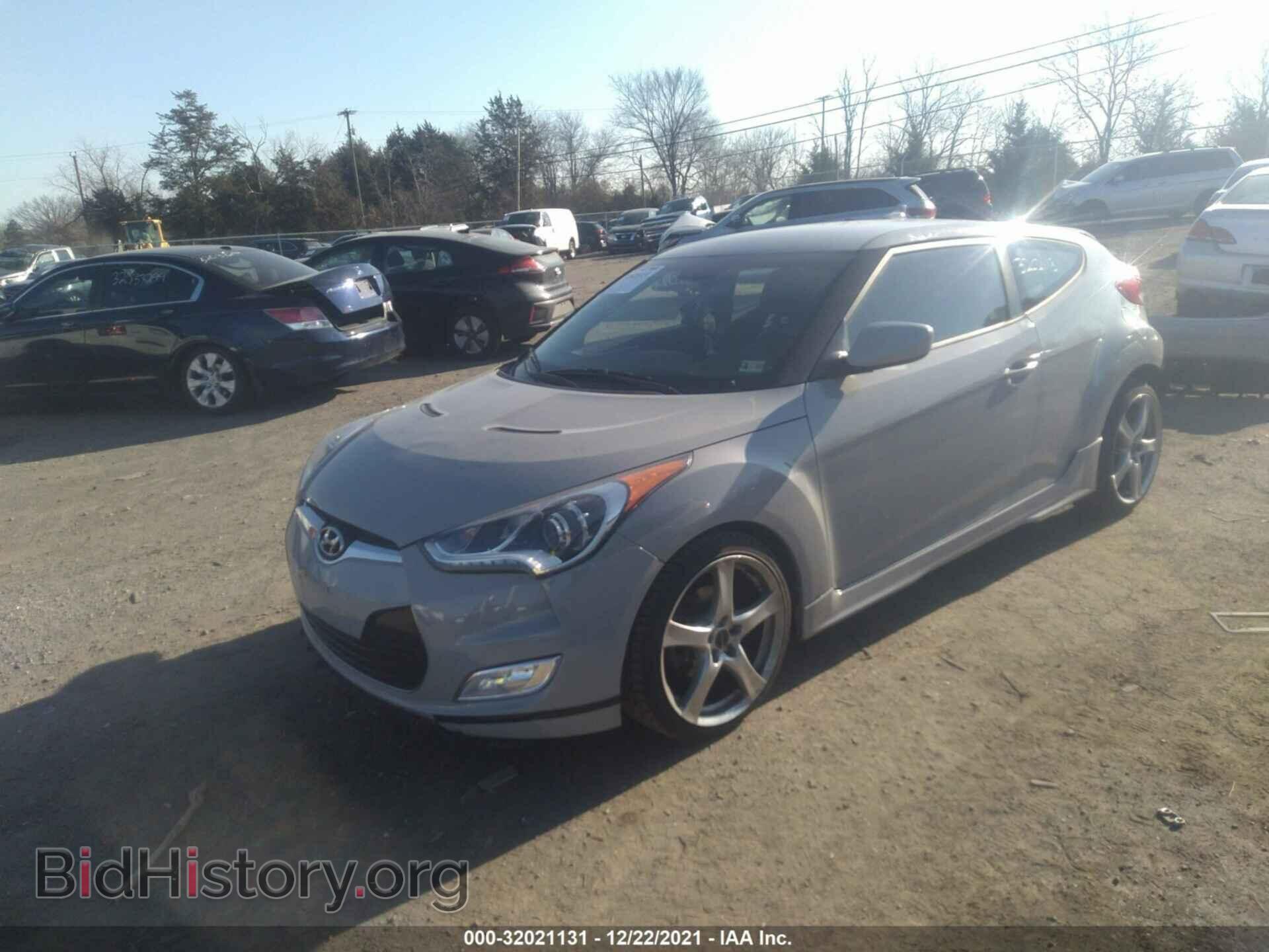 2013 HYUNDAI VELOSTER - VIN: KMHTC6AD0DU130377 - Фото 2