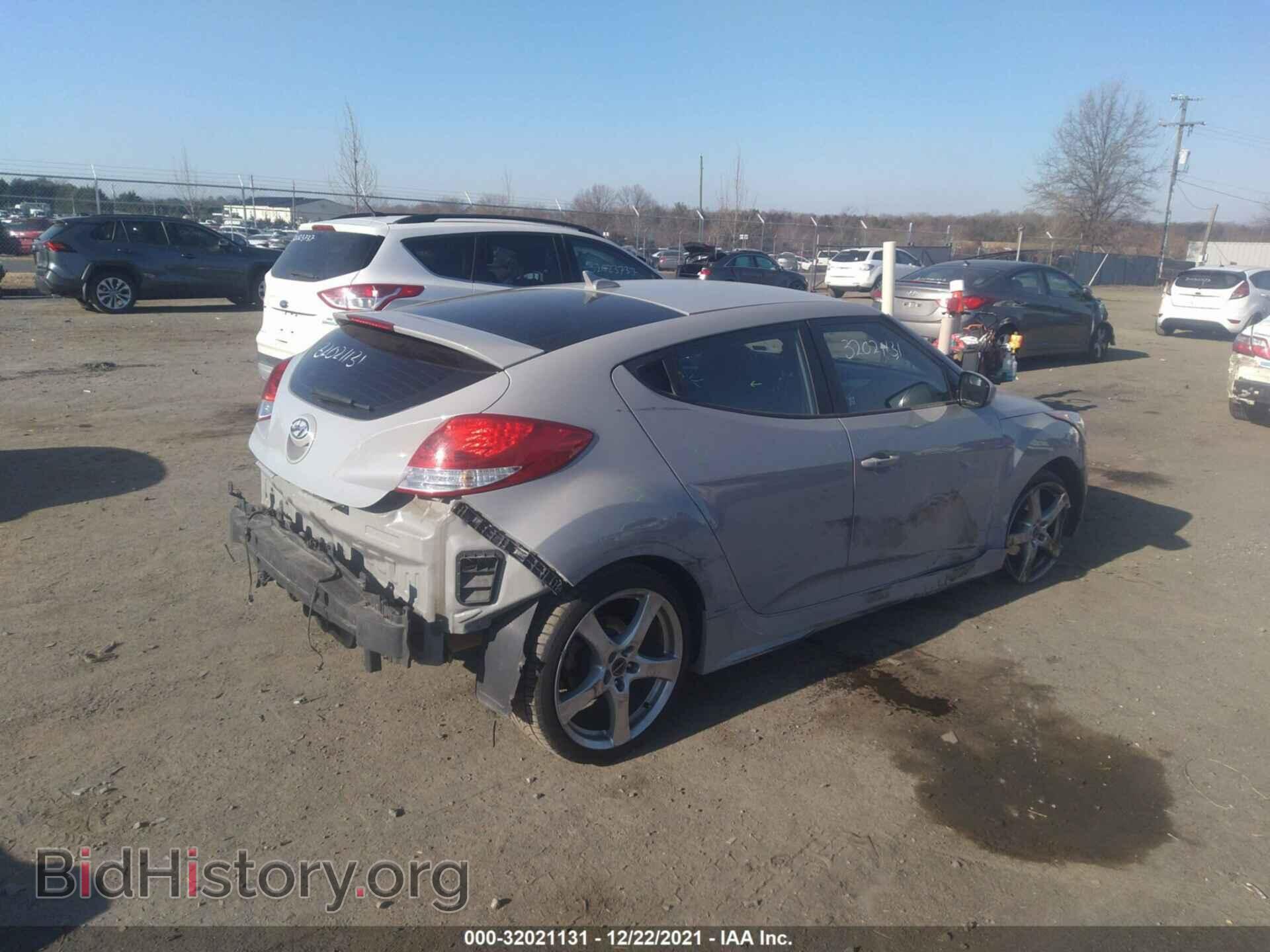 2013 HYUNDAI VELOSTER - VIN: KMHTC6AD0DU130377 - Фото 4