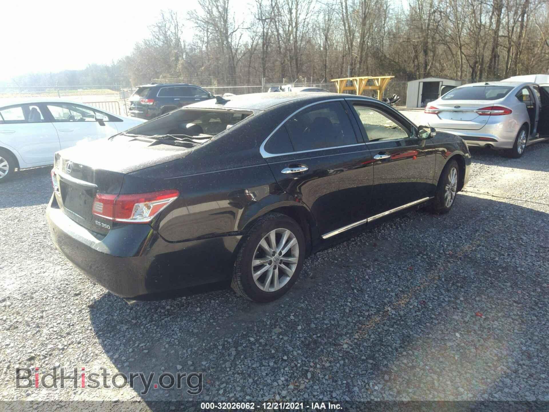2011 LEXUS ES 350 - VIN: JTHBK1EG6B2464799 - Фото 4