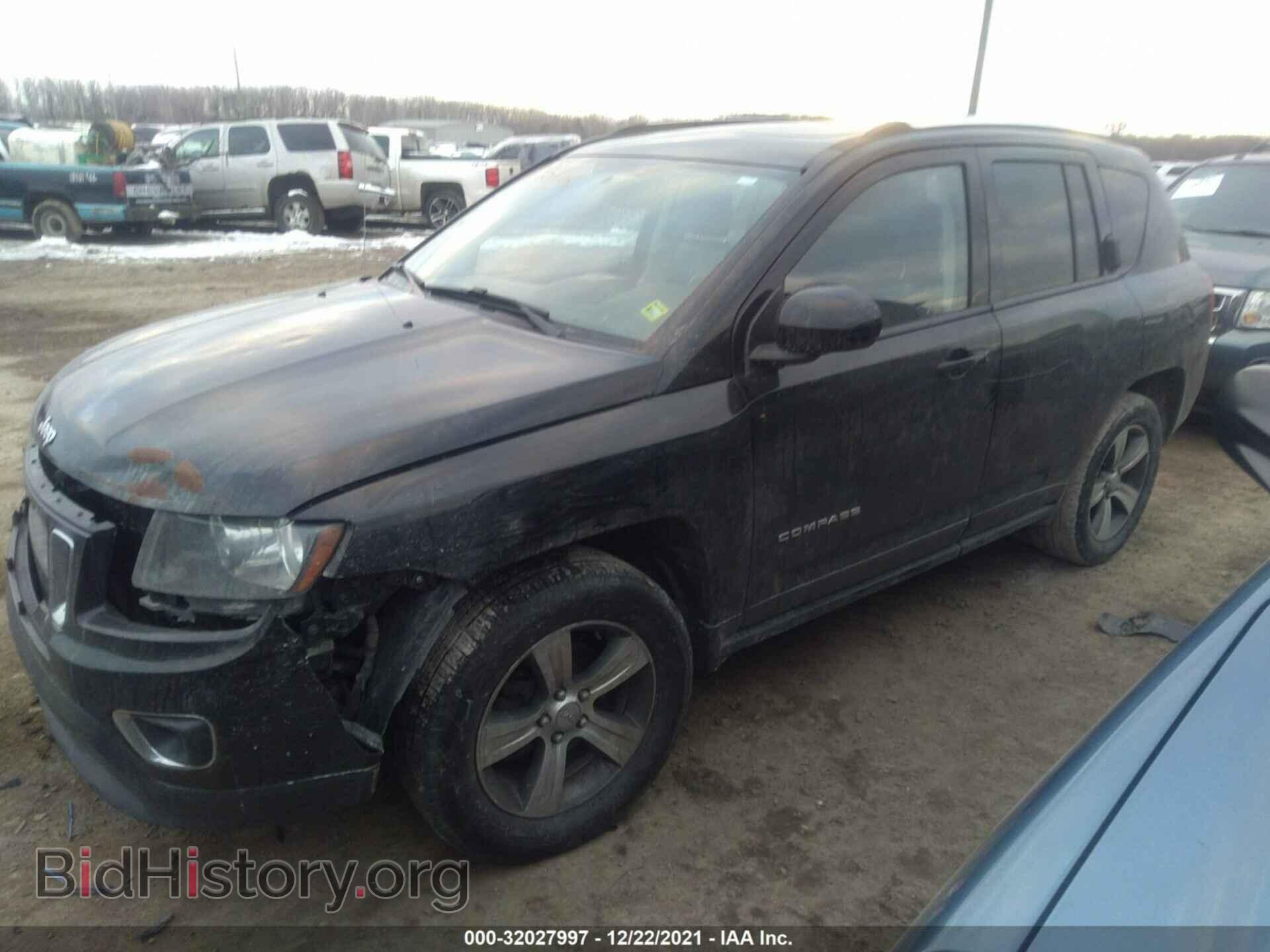2016 JEEP COMPASS - VIN: 1C4NJDEB5GD683367 - Фото 2