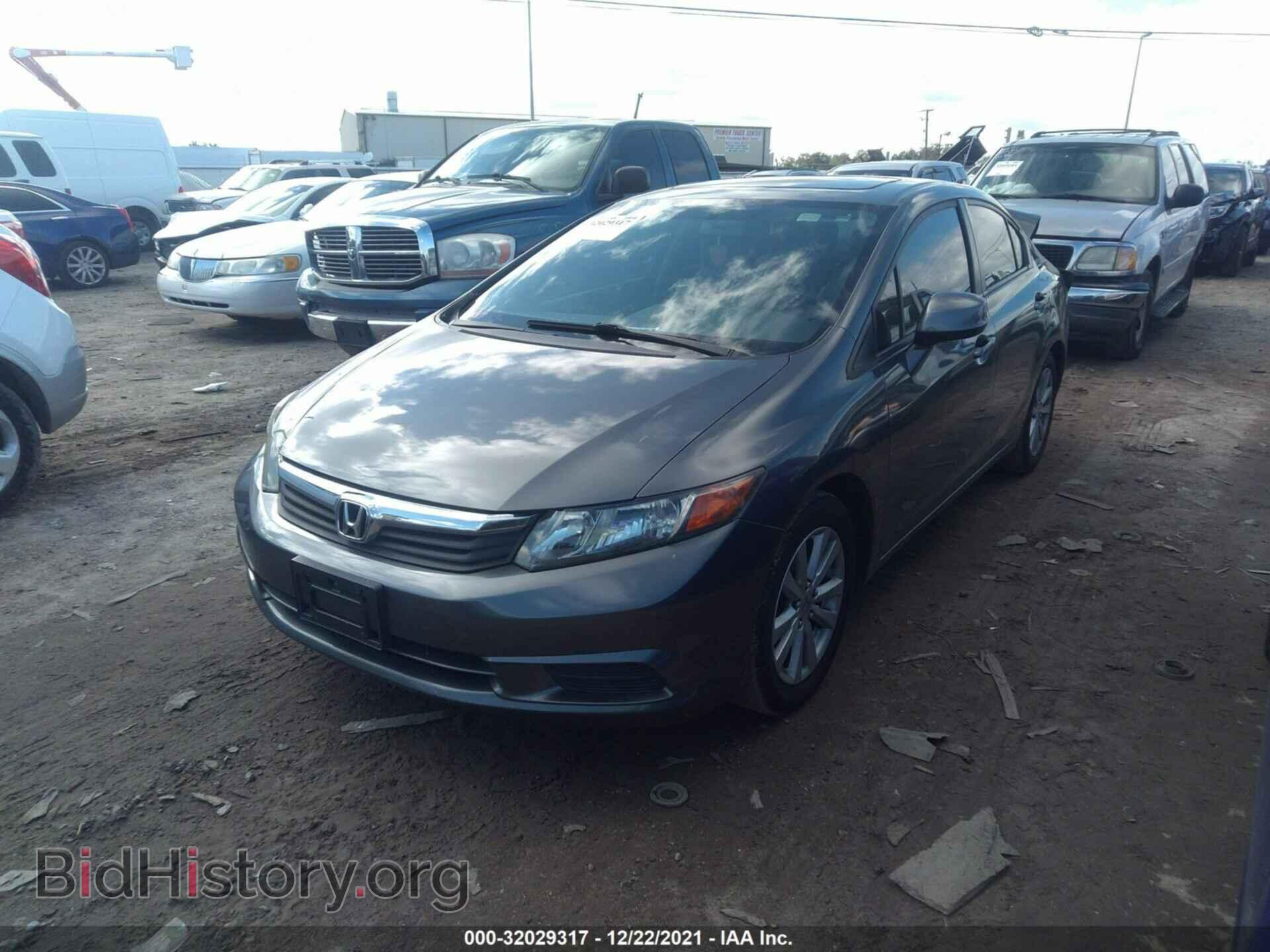 2012 HONDA CIVIC SDN - VIN: 2HGFB2F81CH300760 - Фото 2