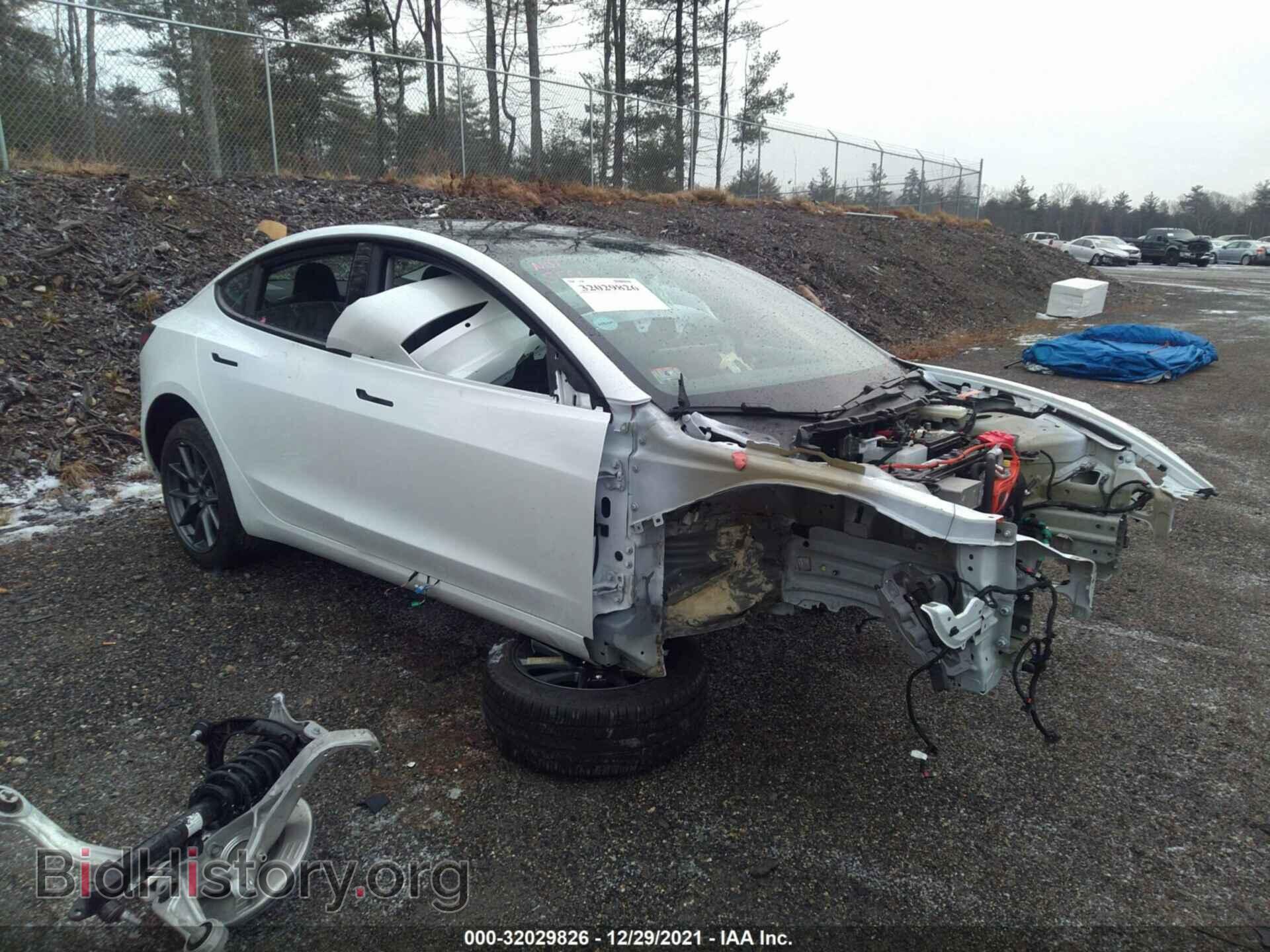 Photo 5YJ3E1EA4MF921201 - TESLA MODEL 3 2021