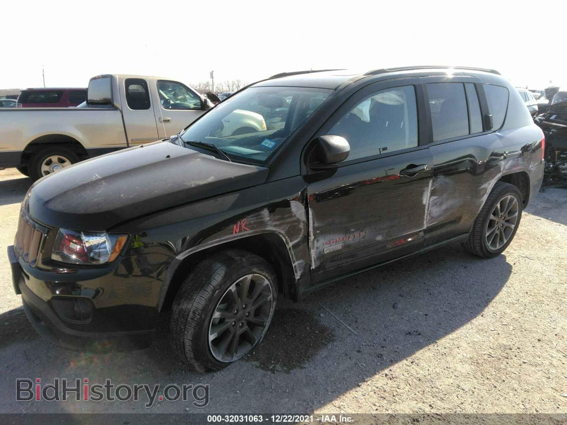 2016 JEEP COMPASS - VIN: 1C4NJCBB2GD801437 - Фото 2