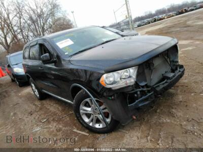 2012 Dodge DURANGO SXT, темно-синий — VIN 1C4RDJAG4CC207216, IAAI