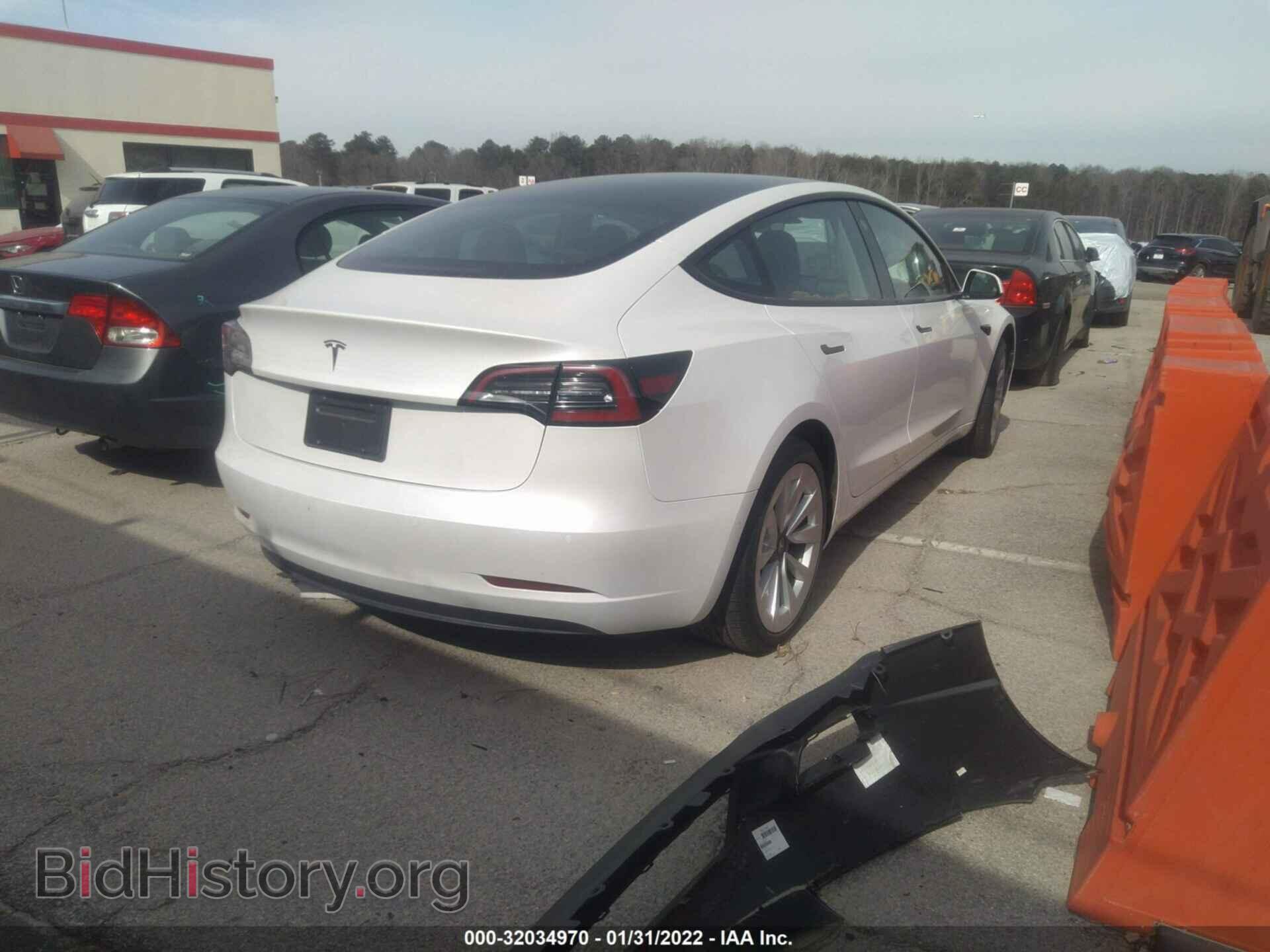 2021 TESLA MODEL 3 - VIN: 5YJ3E1EA3MF977873 - Фото 4