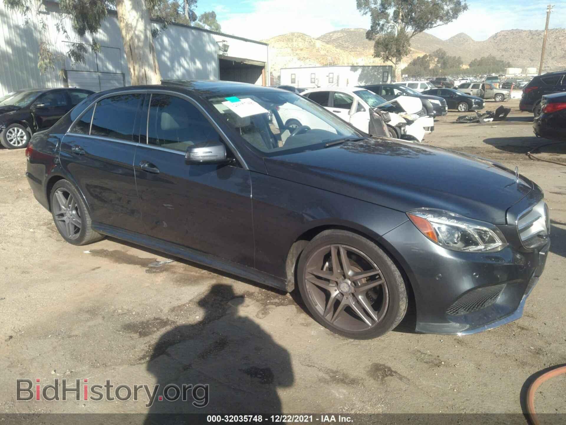 Photo WDDHF5KB8EB038803 - MERCEDES-BENZ E-CLASS 2014
