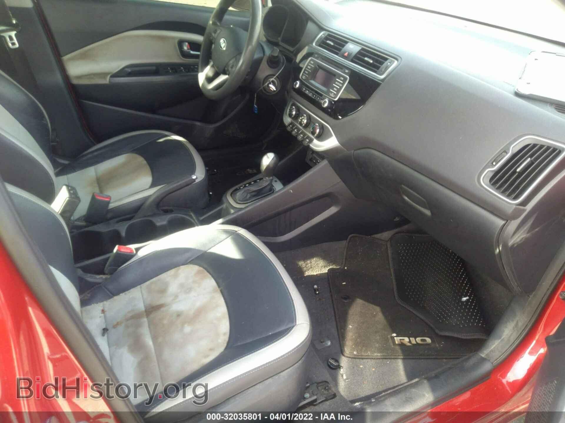 2017 KIA RIO - VIN: KNADM4A35H6062666 - Фото 5