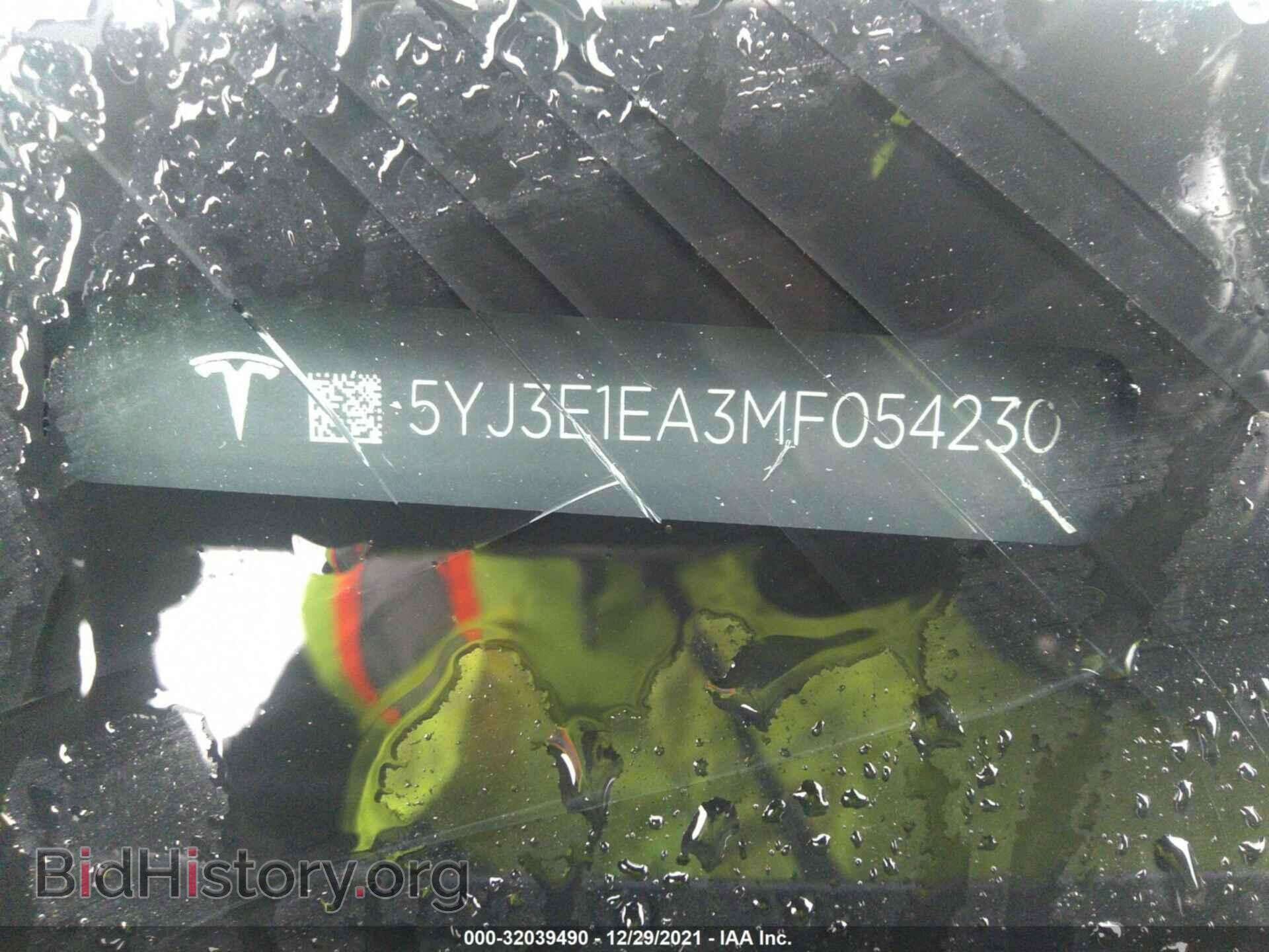 2021 TESLA MODEL 3 - VIN: 5YJ3E1EA3MF054230 - Photo 9