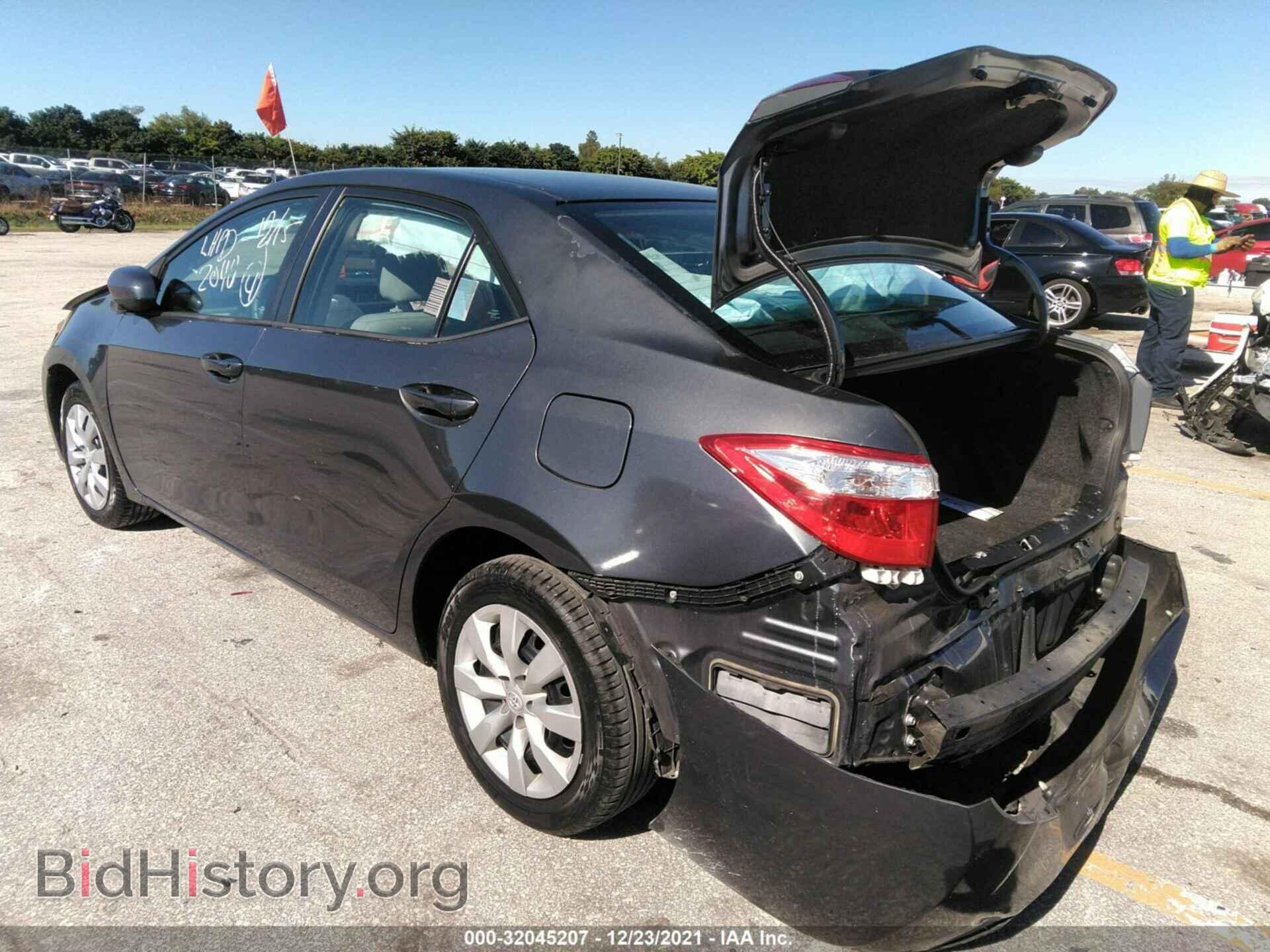 2016 TOYOTA COROLLA - VIN: 2T1BURHE3GC742040 - Фото 3