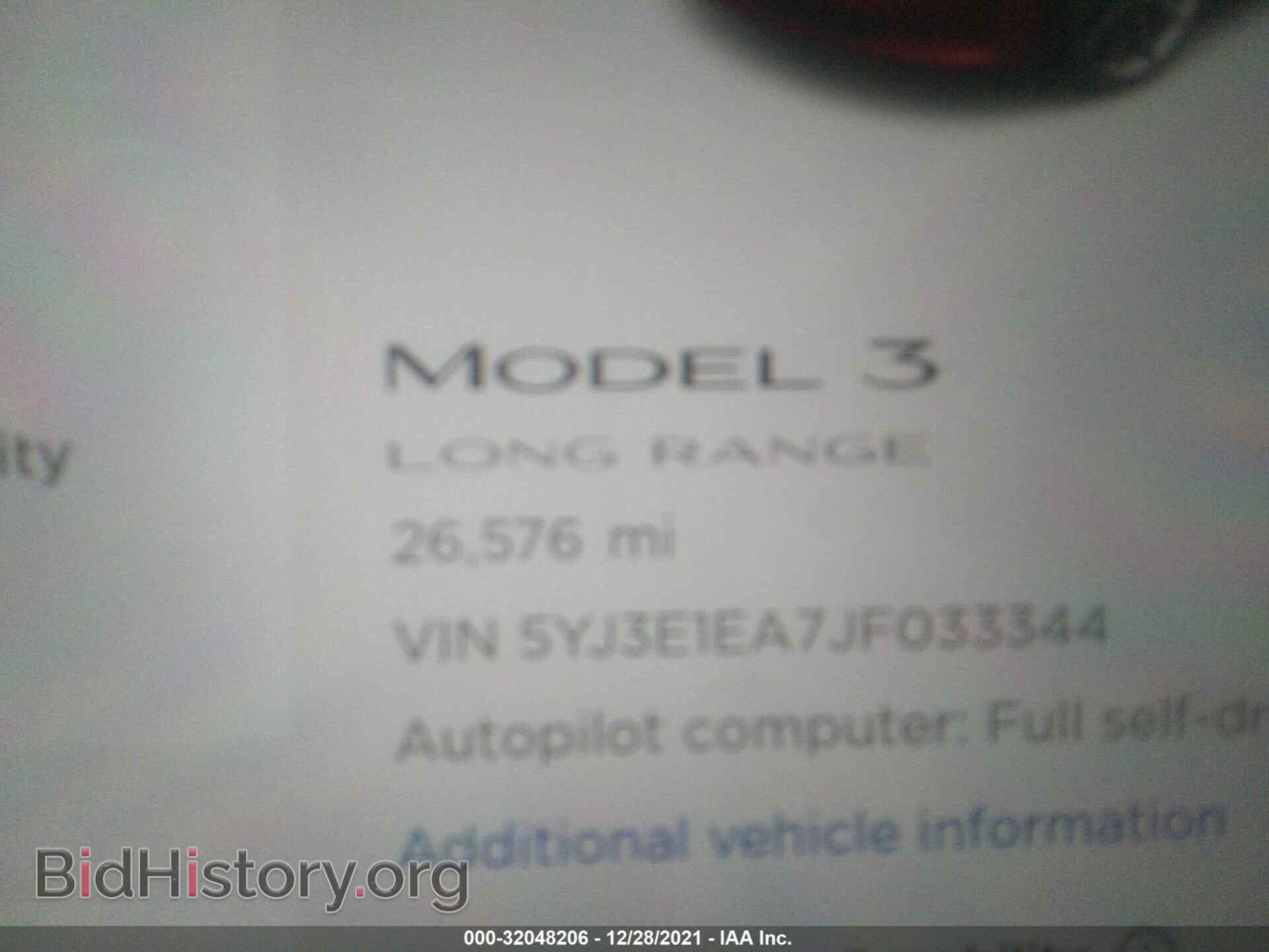 2018 TESLA MODEL 3 - VIN: 5YJ3E1EA7JF033344 - Фото 7