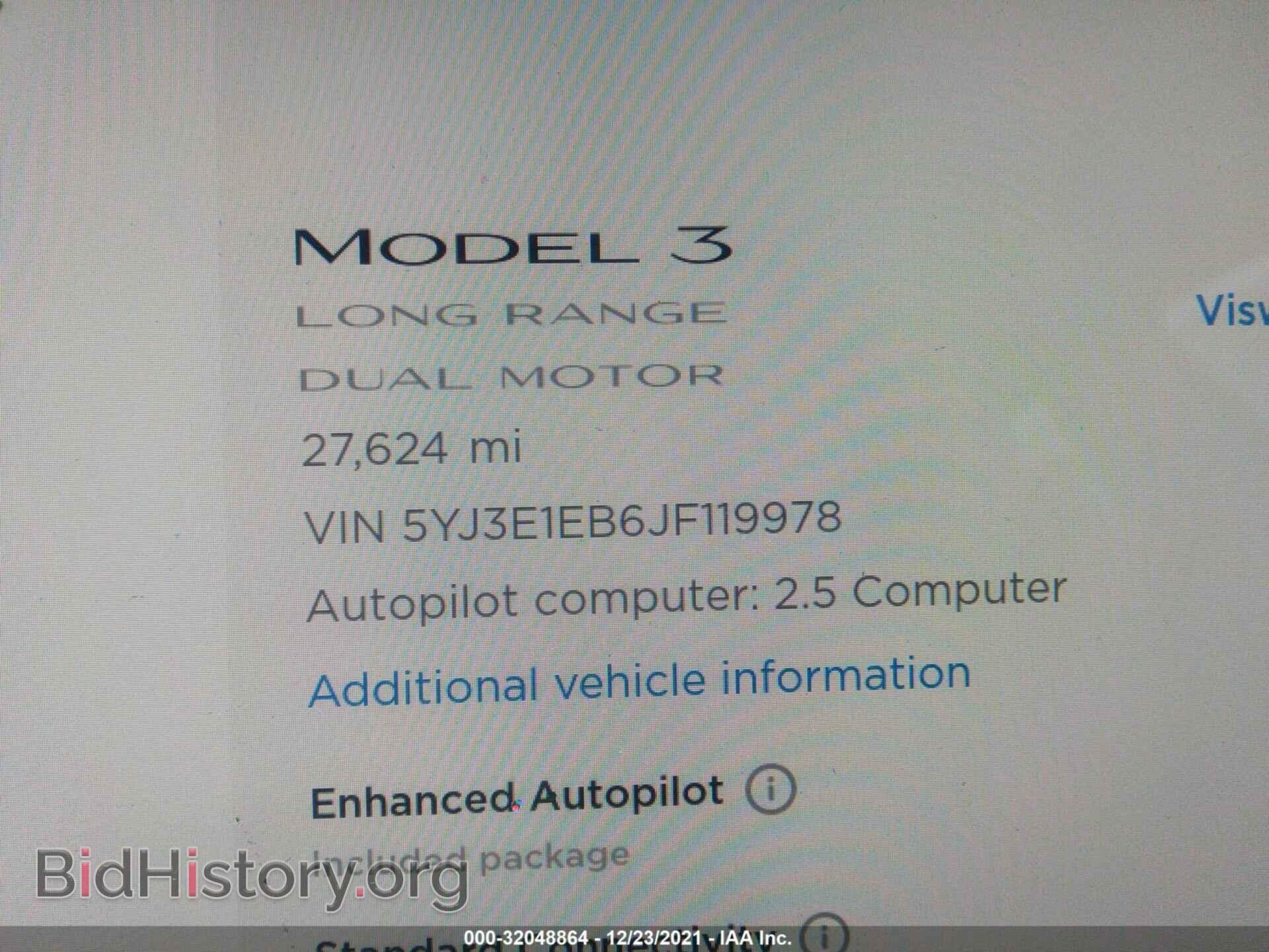 2018 TESLA MODEL 3 - VIN: 5YJ3E1EB6JF119978 - Фото 7
