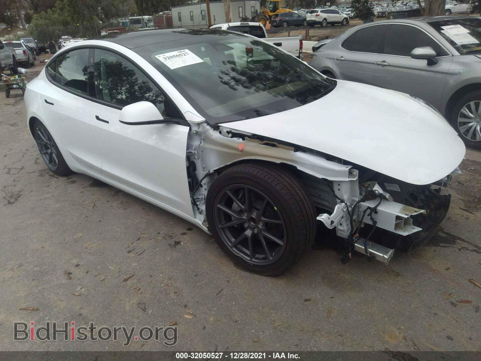 Photo 5YJ3E1EA2MF016102 - TESLA MODEL 3 2021
