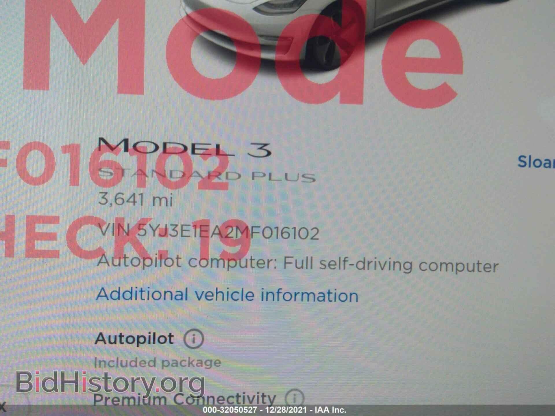 2021 TESLA MODEL 3 - VIN: 5YJ3E1EA2MF016102 - Photo 7
