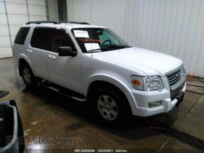 2010 Ford EXPLORER XLT, white — VIN 1FMEU7DE7AUB03513, IAAI