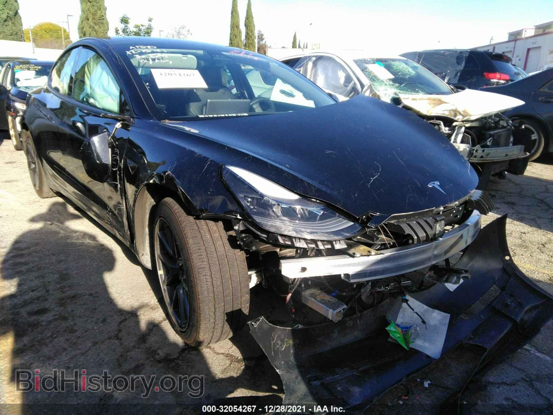 Photo 5YJ3E1EA3MF939978 - TESLA MODEL 3 2021