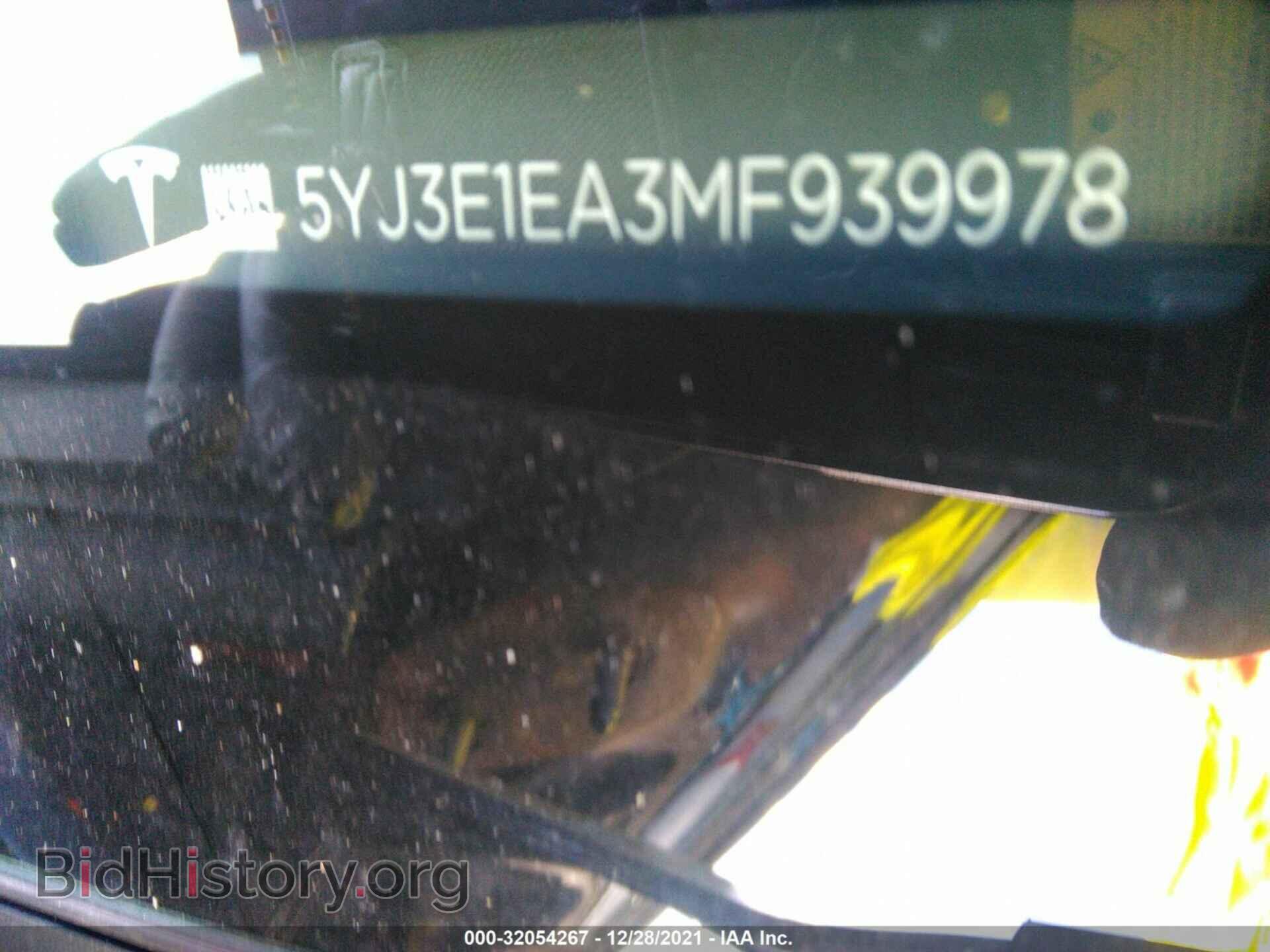 2021 TESLA MODEL 3 - VIN: 5YJ3E1EA3MF939978 - Photo 9