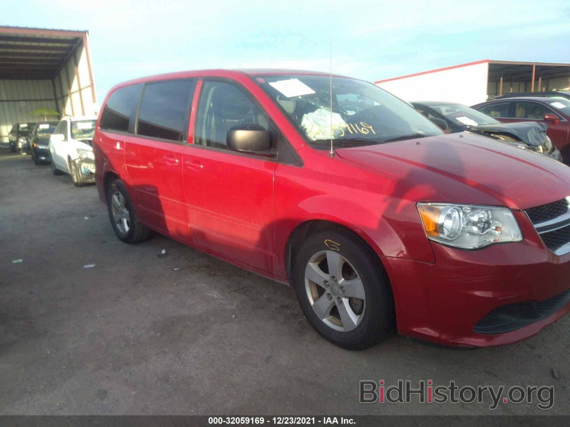 Photo 2C4RDGBG6DR612536 - DODGE GRAND CARAVAN 2013