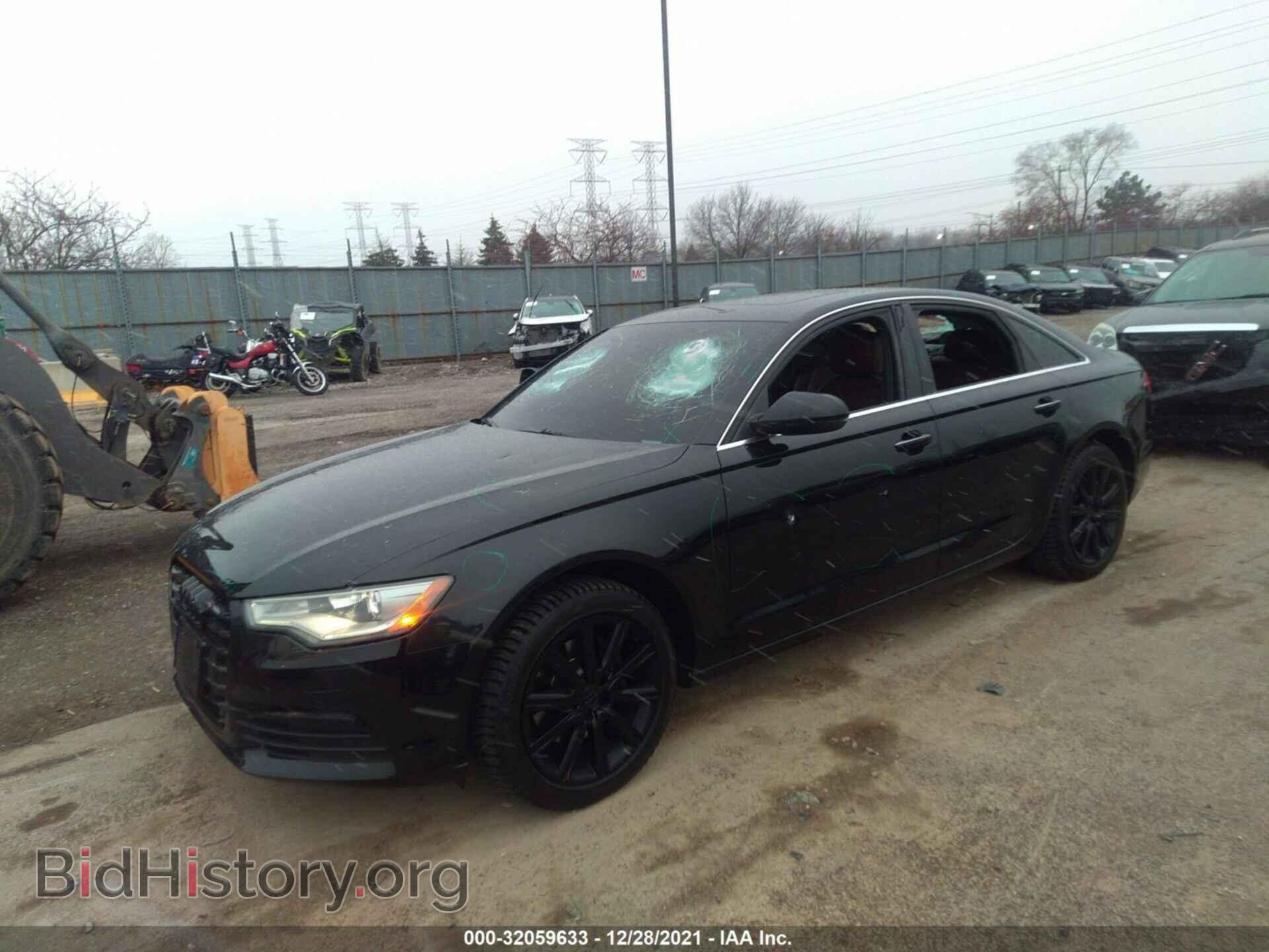 2013 AUDI A6 - VIN: WAUGFAFC6DN096419 - Фото 2