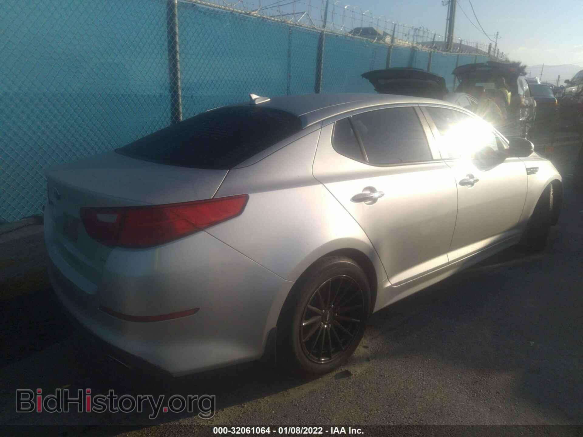 2014 KIA OPTIMA - VIN: KNAGM4A70E5490128 - Photo 4