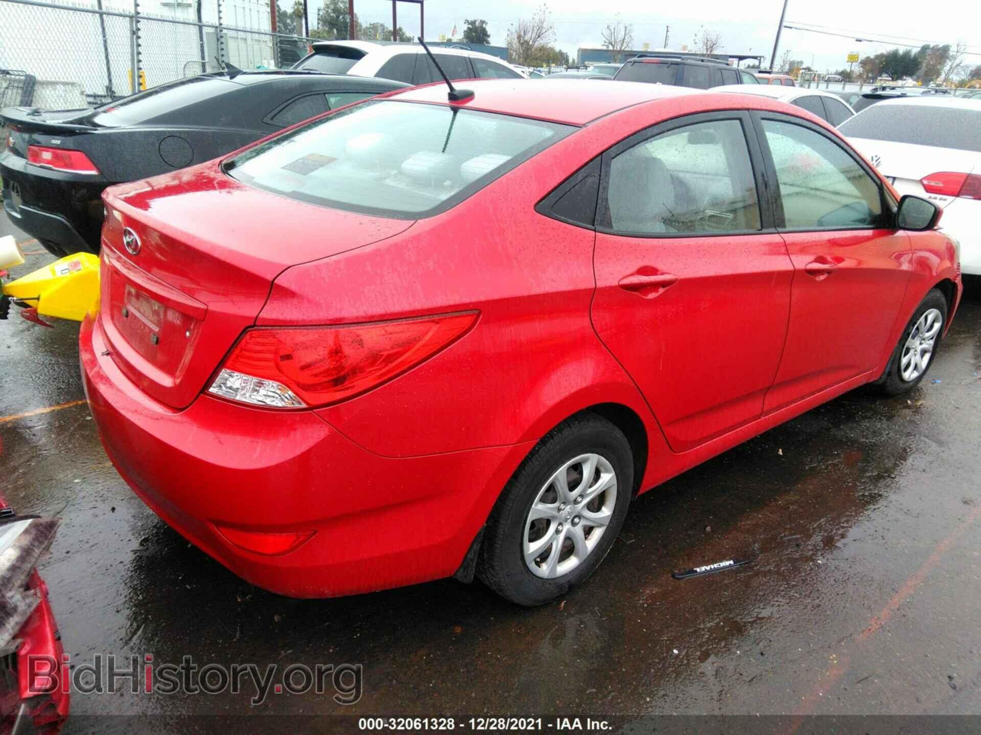 2014 HYUNDAI ACCENT - VIN: KMHCT4AE0EU743890 - Фото 4