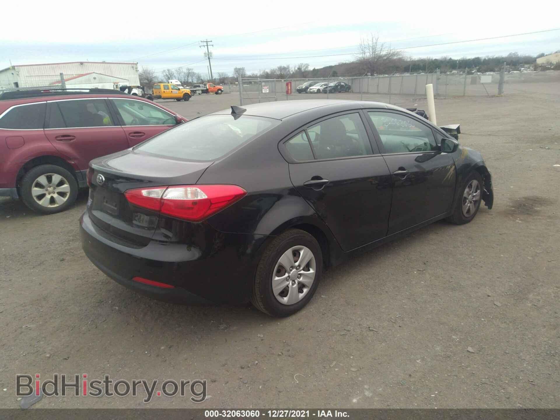2016 KIA FORTE - VIN: KNAFK4A62G5445901 - Фото 4
