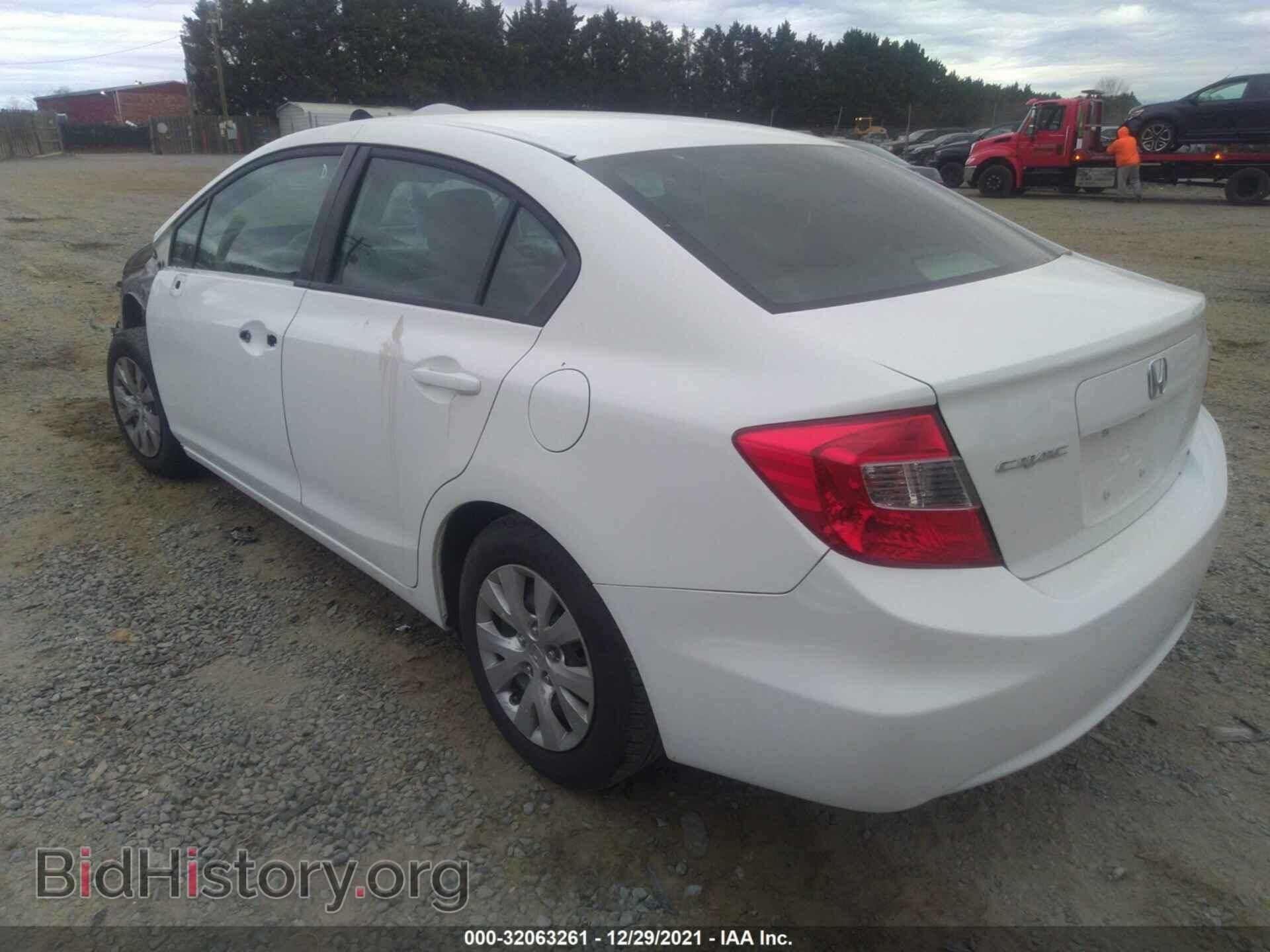2012 HONDA CIVIC SDN - VIN: 2HGFB2F54CH321155 - Фото 3