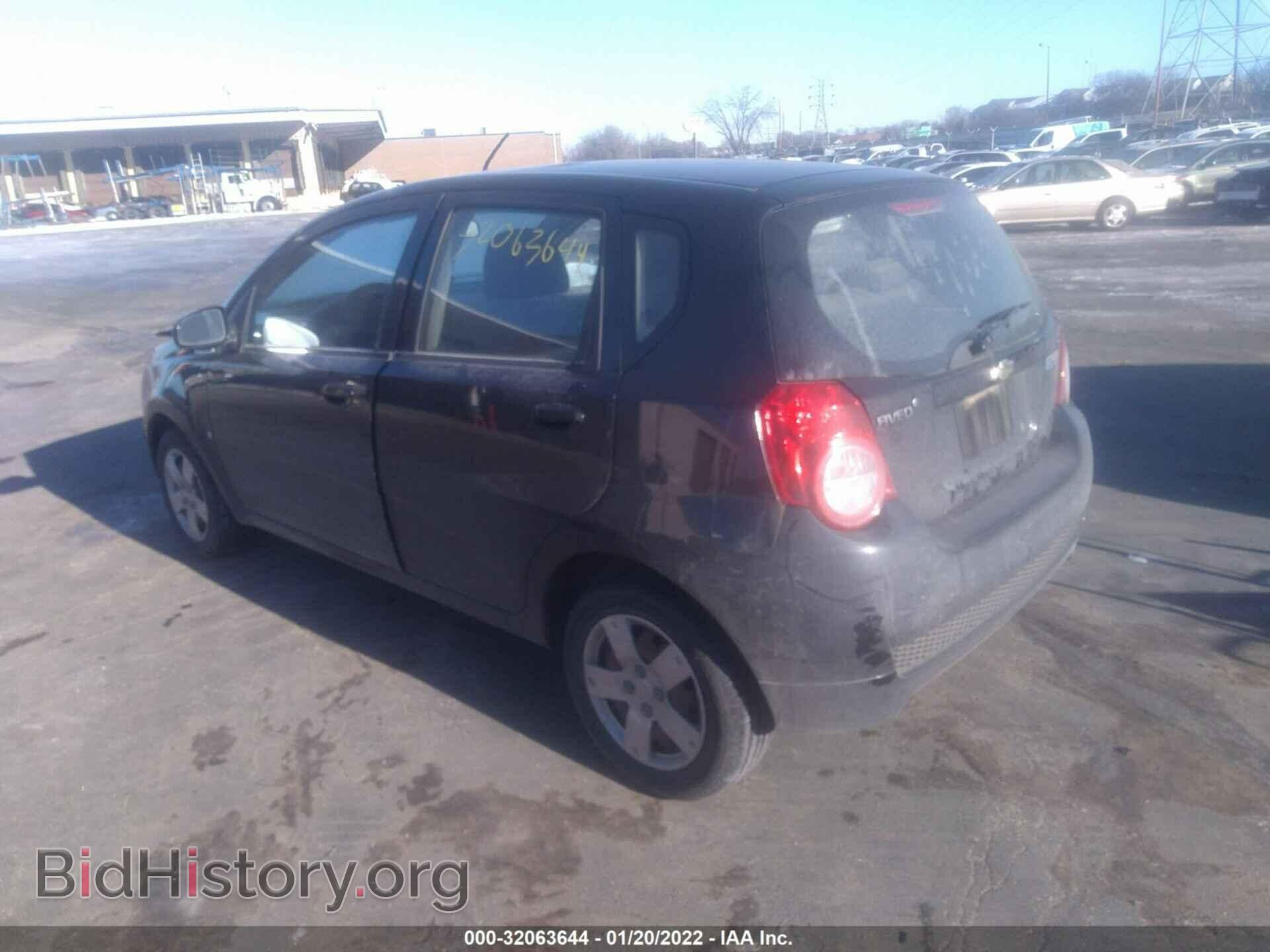 2009 CHEVROLET AVEO - VIN: KL1TD66E19B334781 - Фото 3