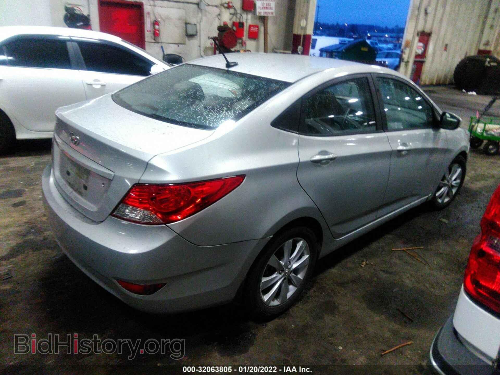 2013 HYUNDAI ACCENT - VIN: KMHCU4AE7DU328464 - Фото 4