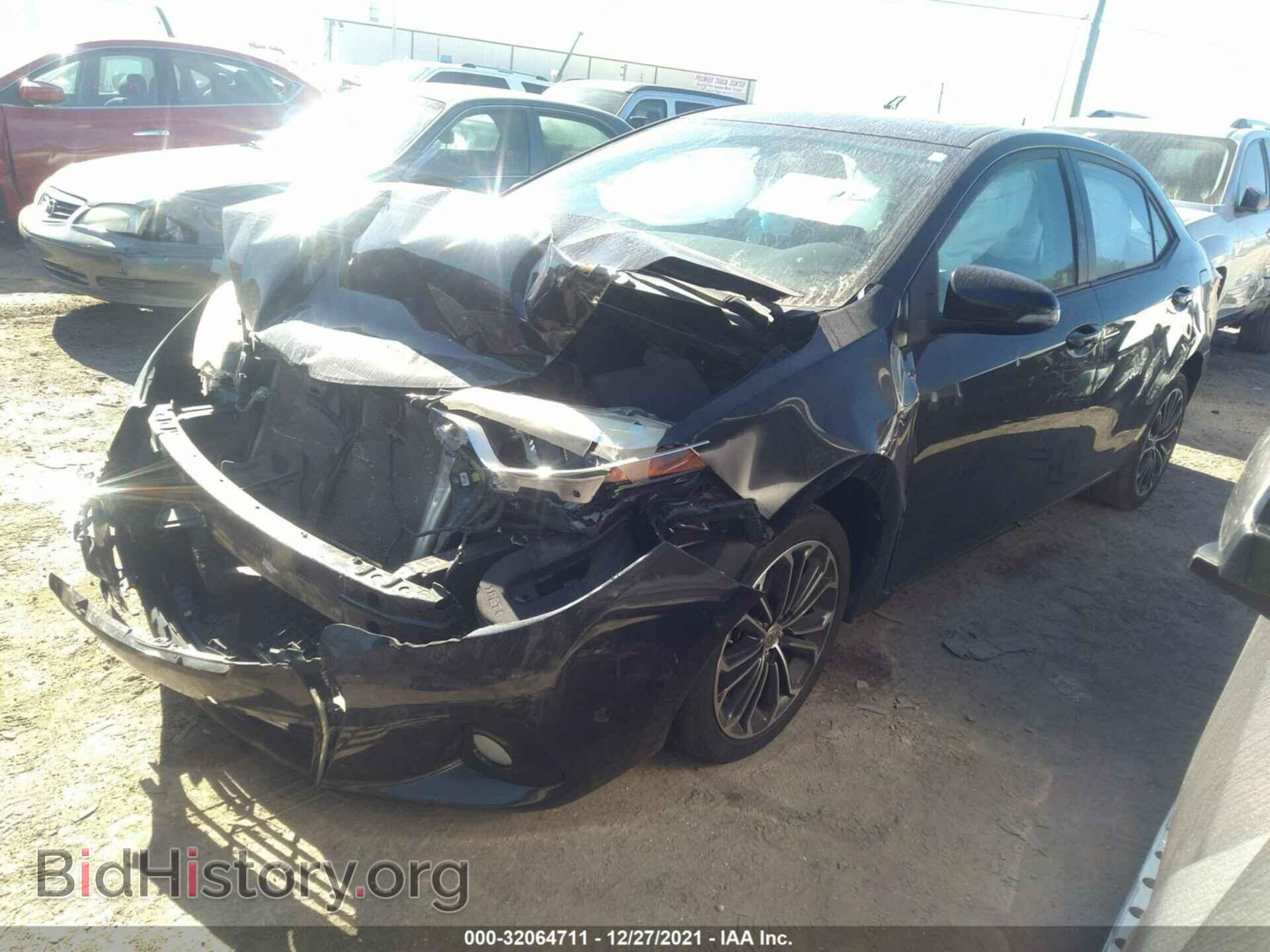 2015 TOYOTA COROLLA - VIN: 2T1BURHE2FC349614 - Фото 2