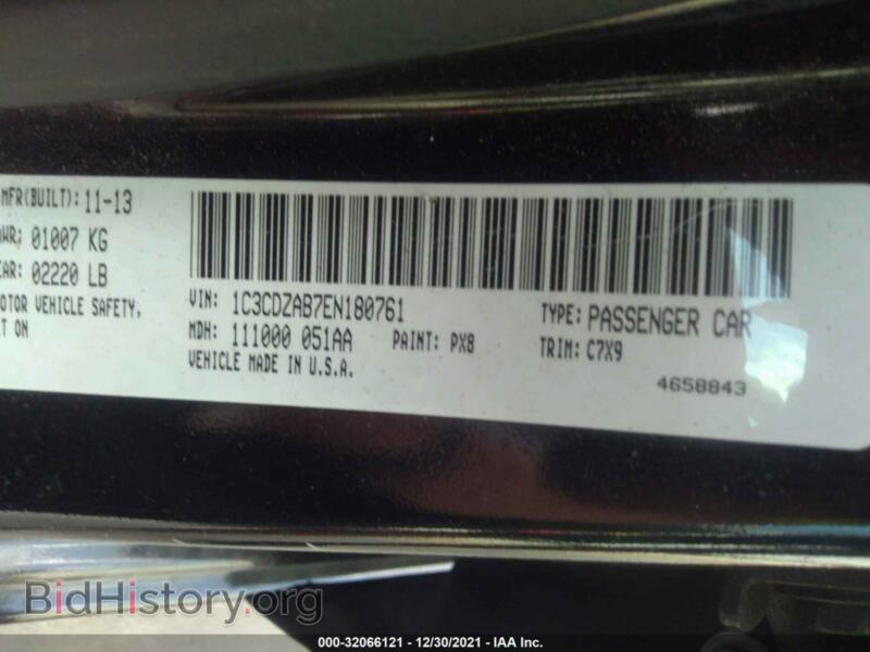 2014 Dodge AVENGER (VIN 1C3CDZAB7EN180761) — photo 9 of 11