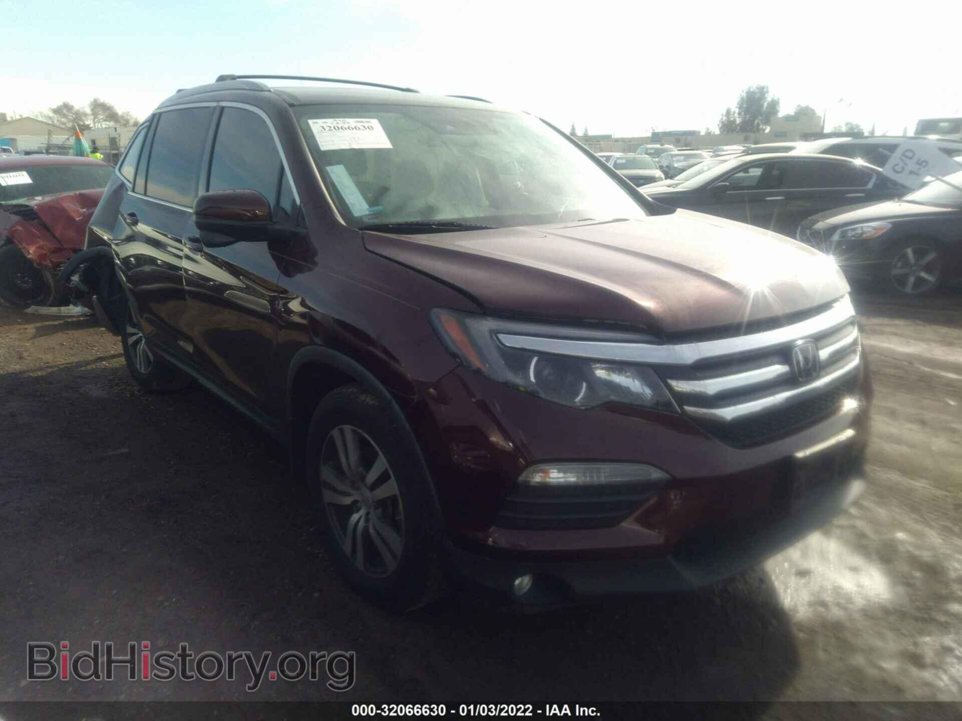 Photo 5FNYF6H41GB059100 - HONDA PILOT 2016