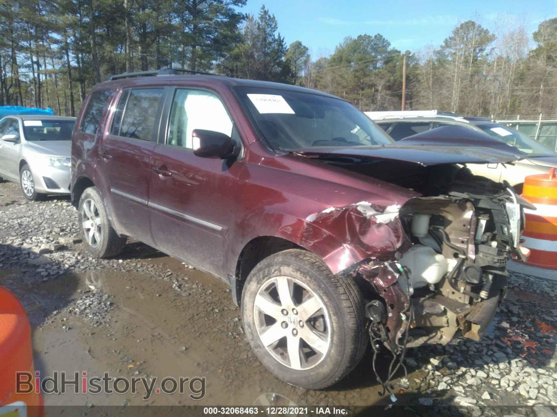 Photo 5FNYF4H90CB015163 - HONDA PILOT 2012