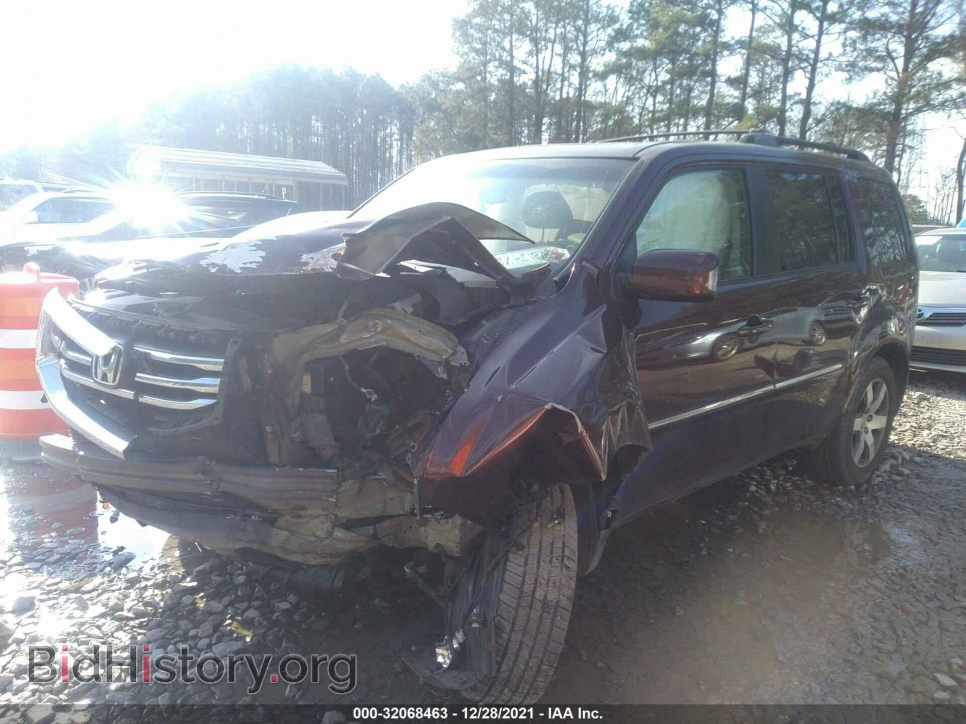 2012 HONDA PILOT - VIN: 5FNYF4H90CB015163 - Фото 2