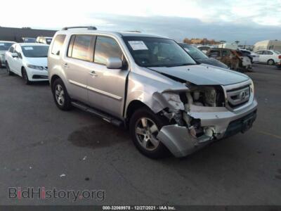 2011 Honda PILOT EX-L, серебристый — VIN 5FNYF3H62BB041696, IAAI