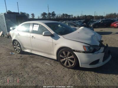 2014 Mitsubishi LANCER GT, белый — VIN JA32U8FW6EU017973, IAAI