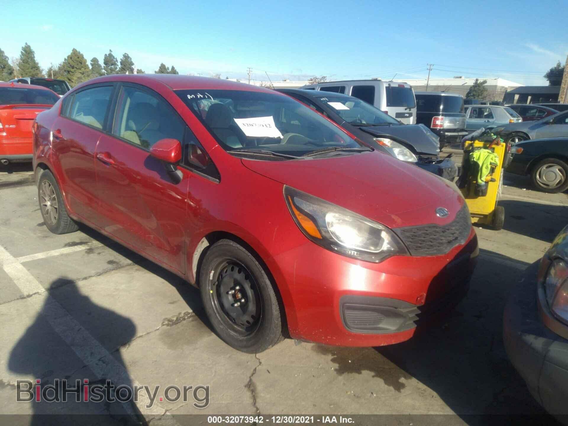 Фотография KNADM4A39C6088275 - KIA RIO 2012