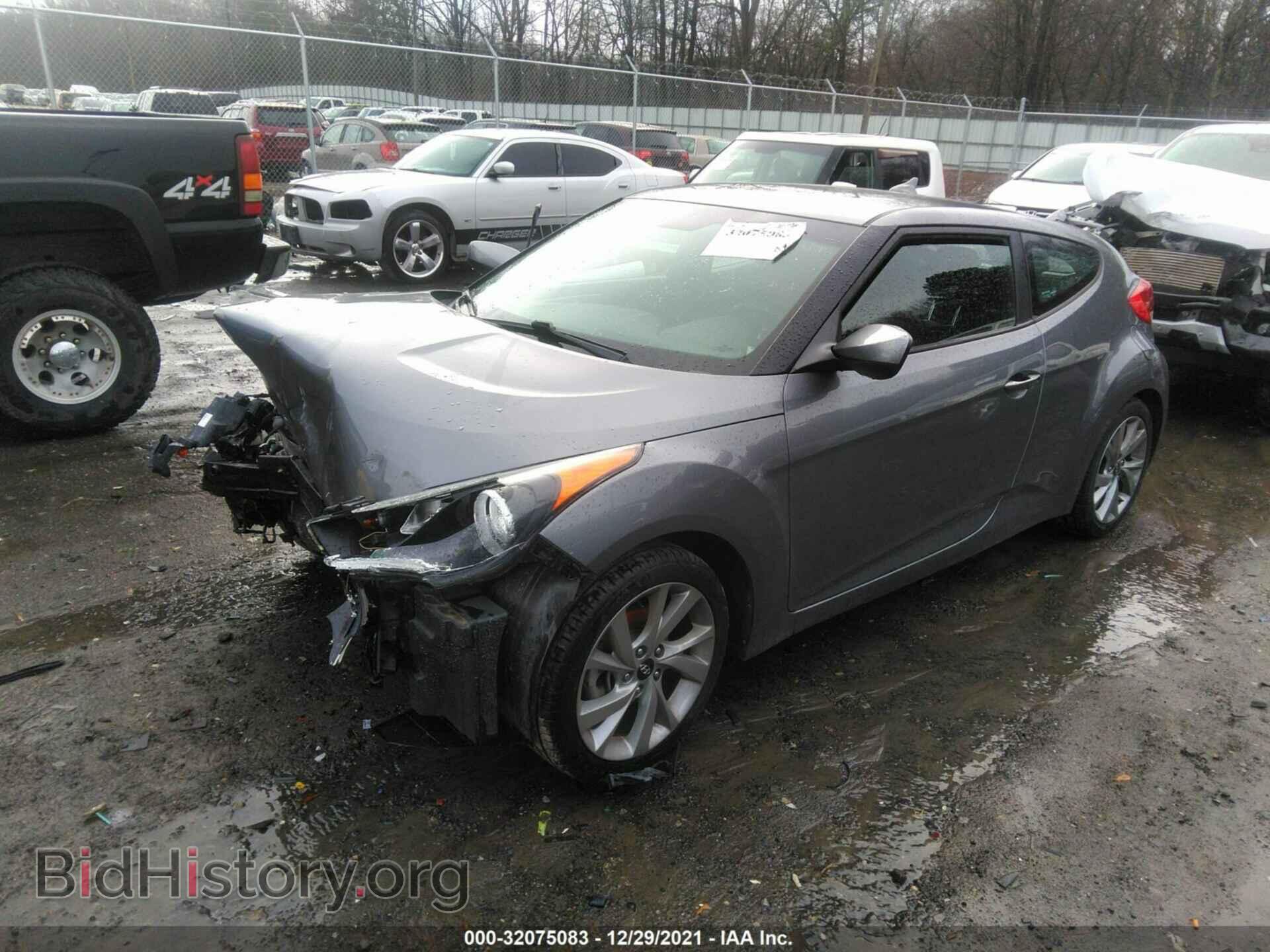2016 HYUNDAI VELOSTER - VIN: KMHTC6AD7GU270401 - Фото 2