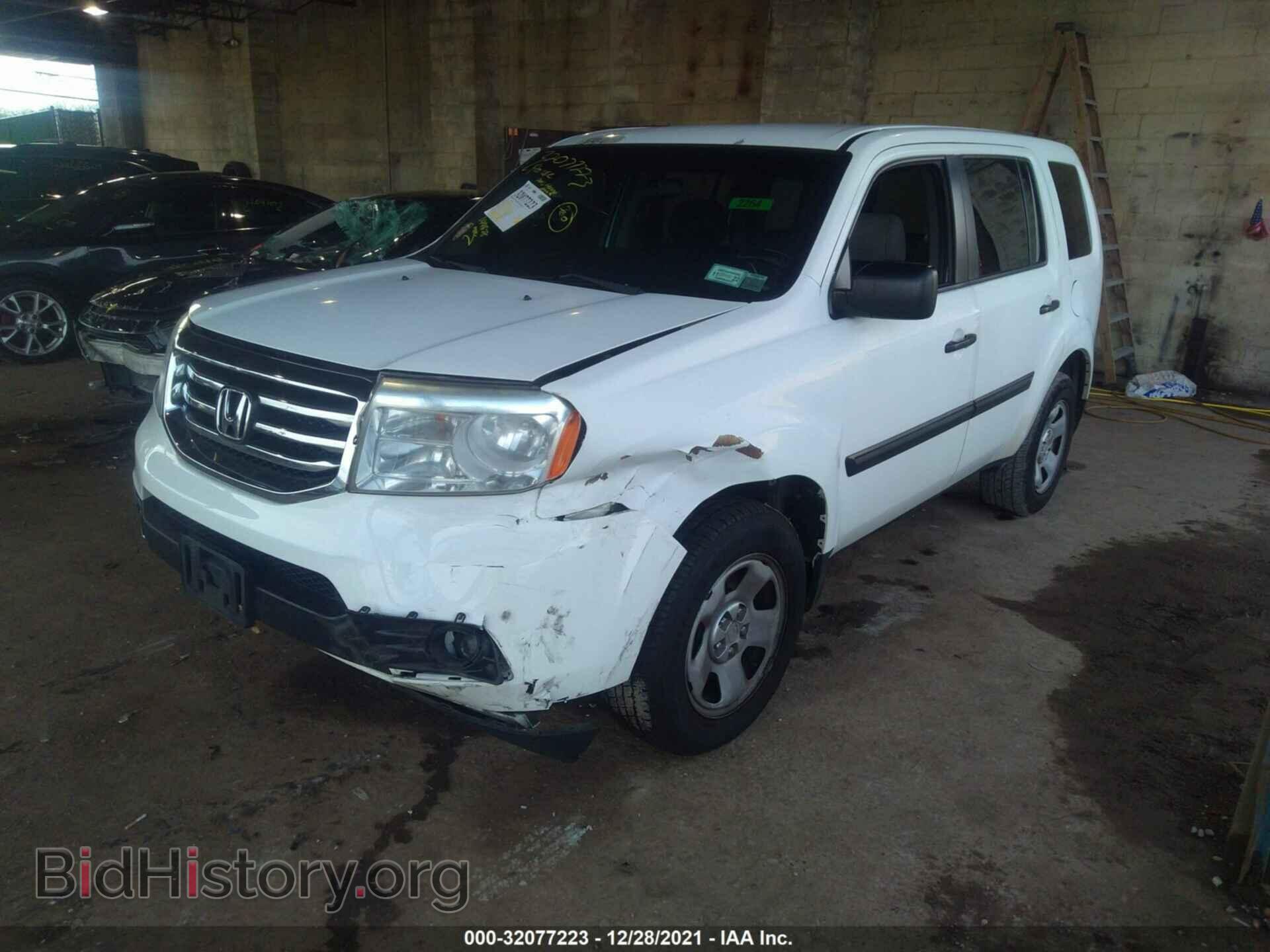 2013 HONDA PILOT - VIN: 5FNYF4H27DB082198 - Фото 2