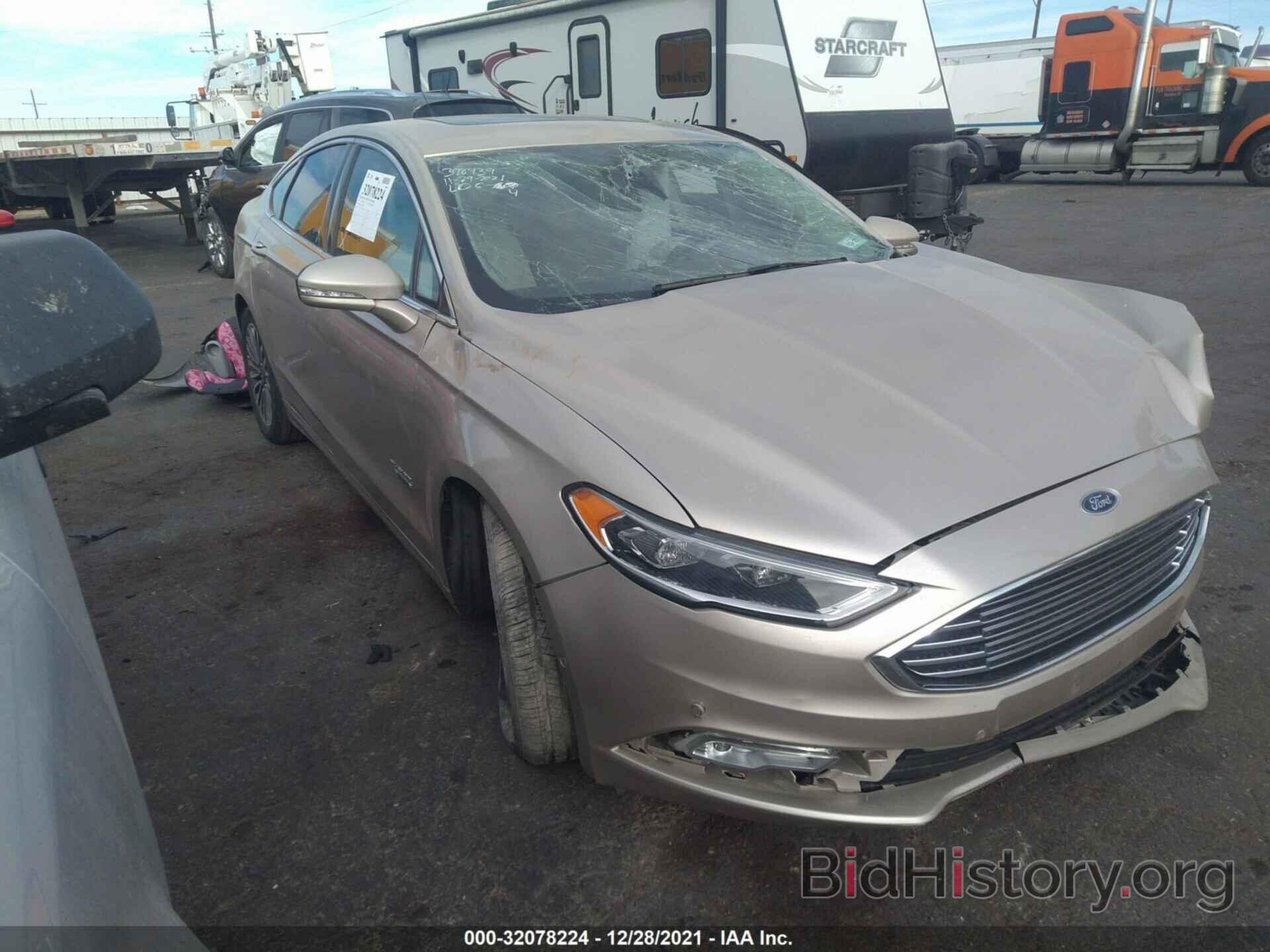 Photo 3FA6P0SUXHR110402 - FORD FUSION ENERGI 2017