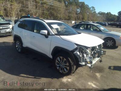 2019 Toyota RAV4 XLE Premium, white — VIN JTMC1RFV3KD040554, IAAI