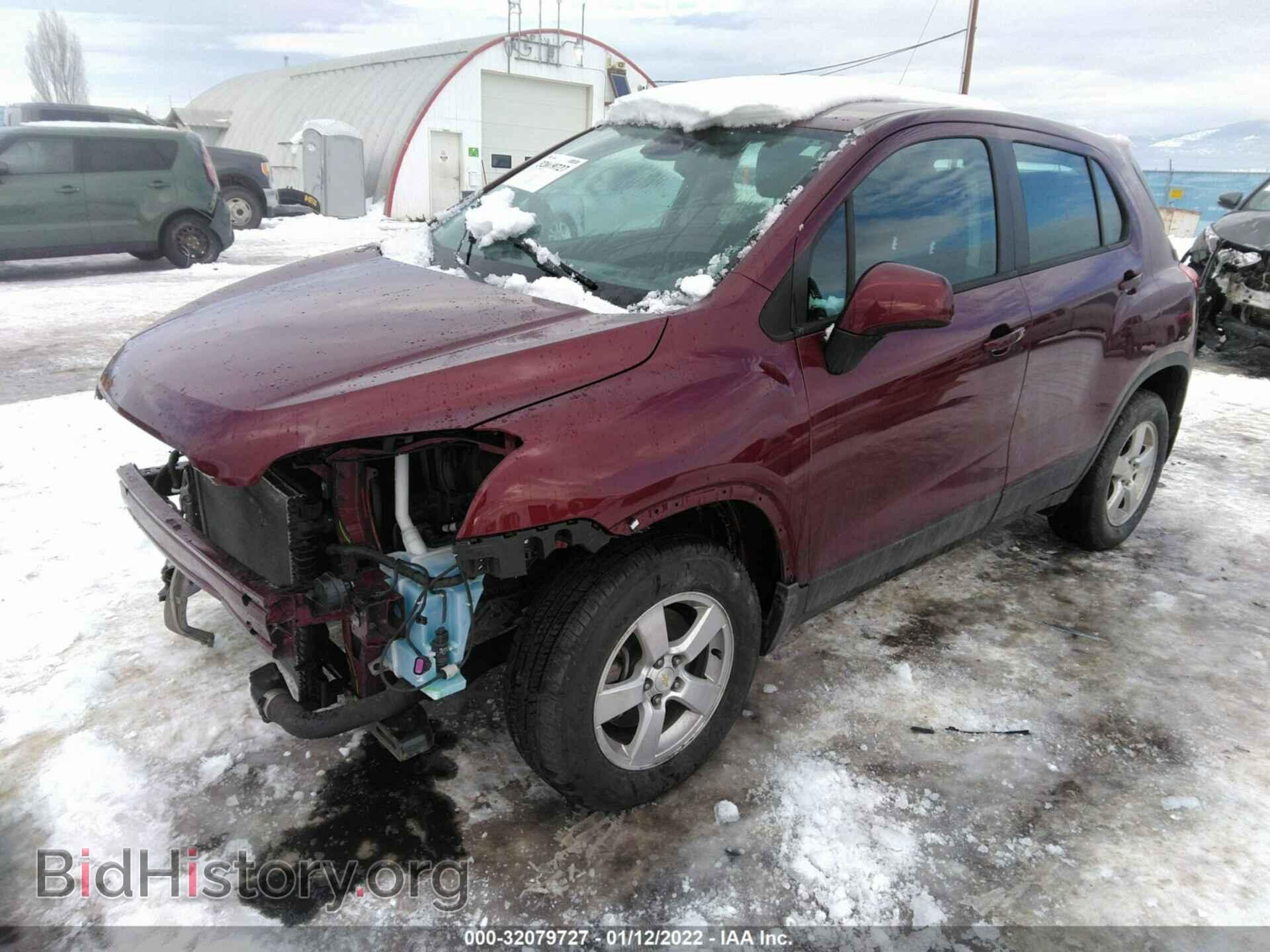 2016 CHEVROLET TRAX - VIN: 3GNCJNSB8GL224434 - Фото 2