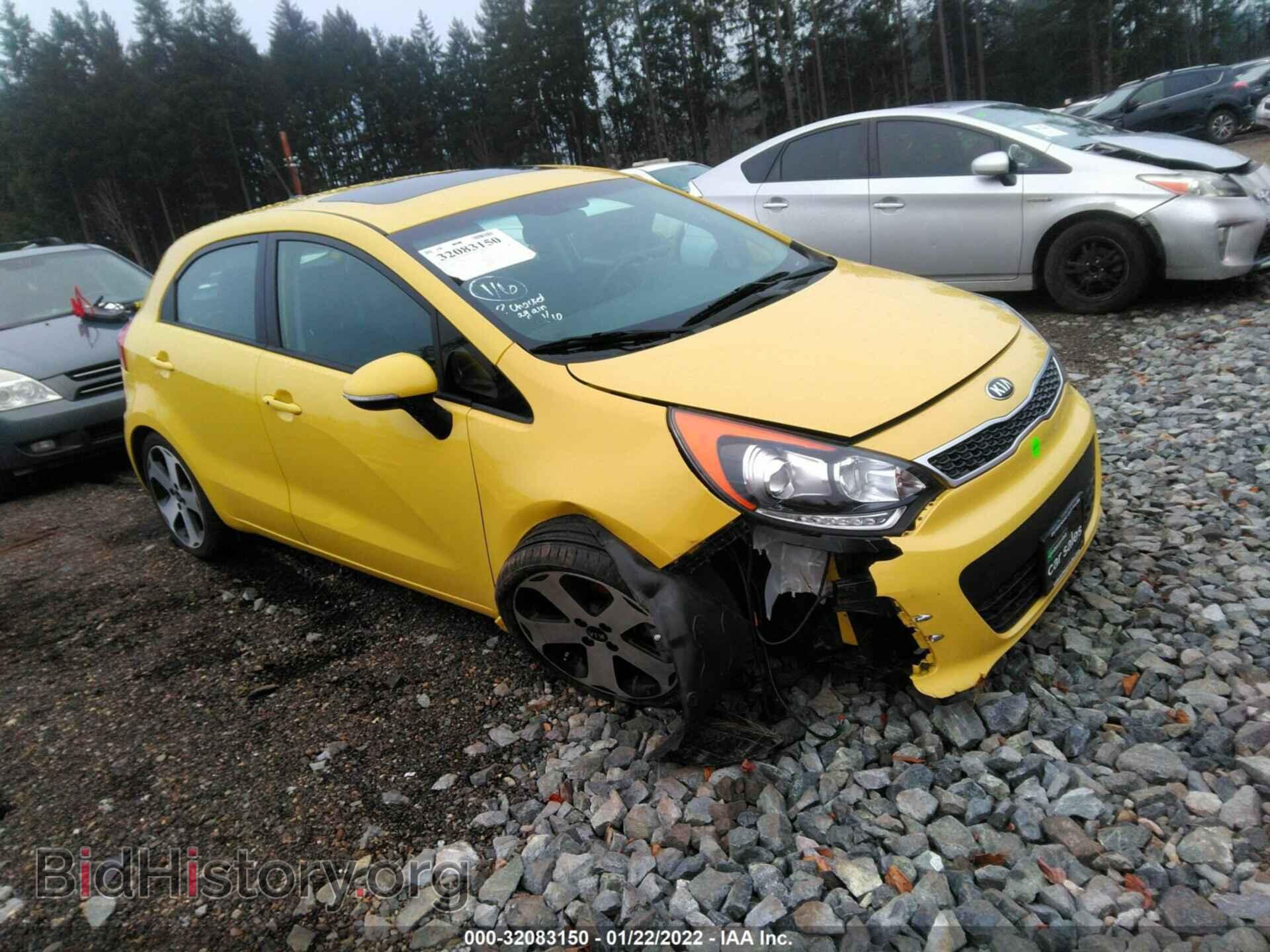 Фотография KNADN5A36G6686204 - KIA RIO 2016