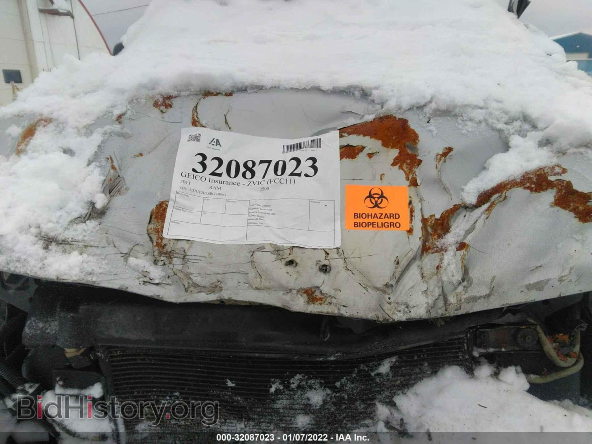2011 RAM 2500 - VIN: 3D7UT2HL6BG548043 - Фото 6