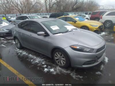 2014 Dodge DART SXT, silver — VIN 1C3CDFBB3ED765565, IAAI
