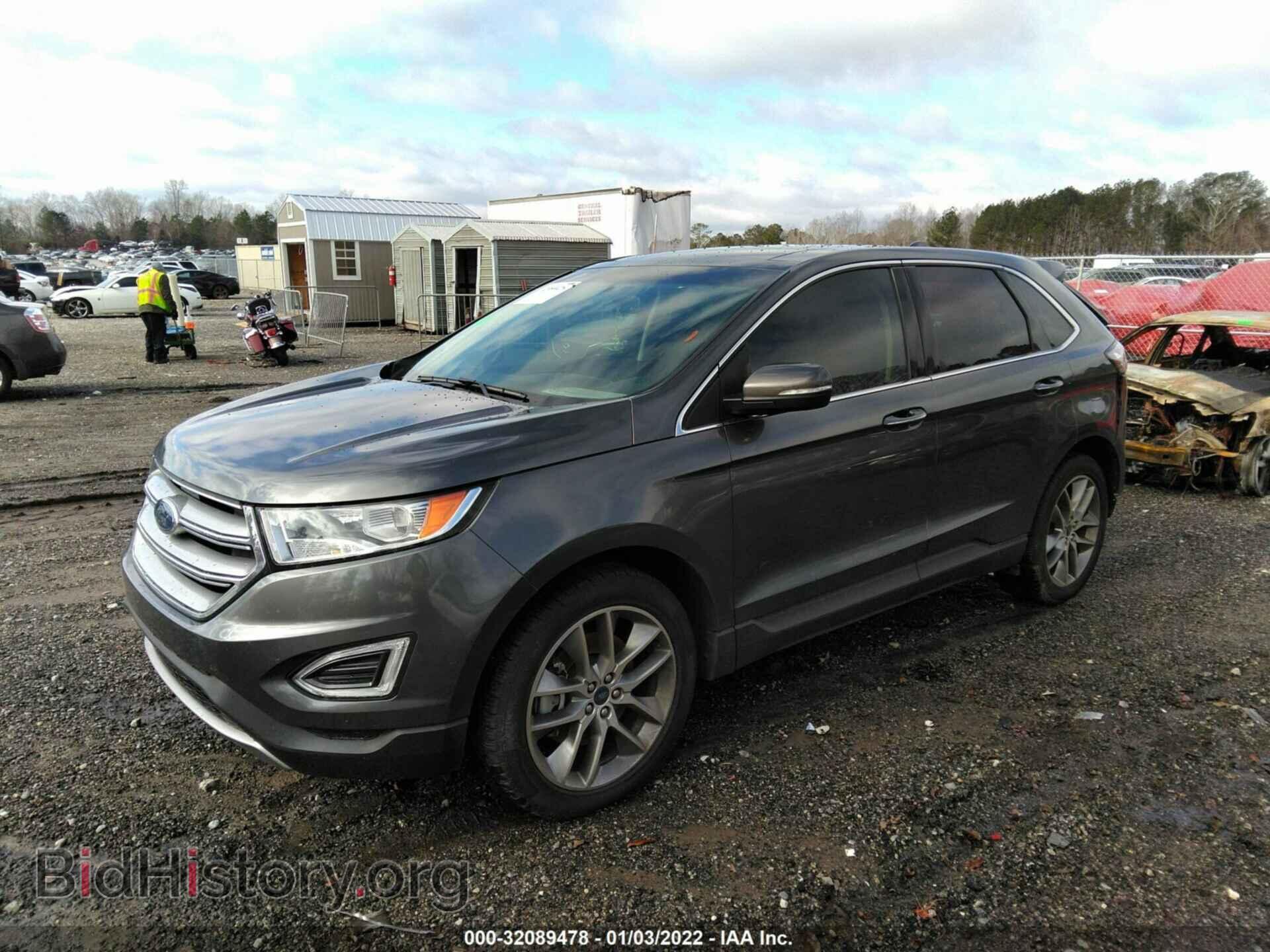 2016 FORD EDGE - VIN: 2FMPK3K82GBC33802 - Фото 2