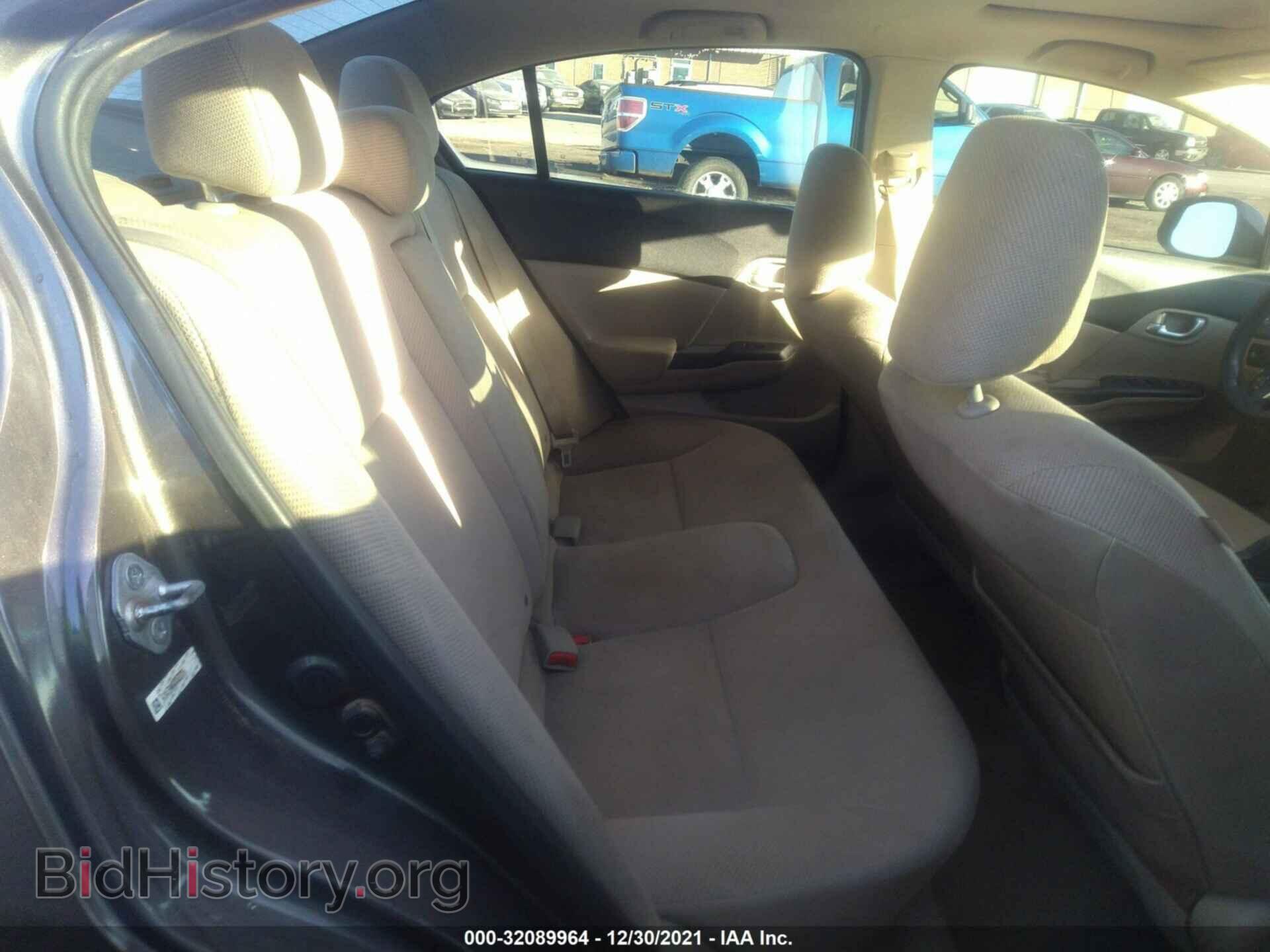 2012 HONDA CIVIC SDN - VIN: 2HGFB2F85CH547070 - Фото 8