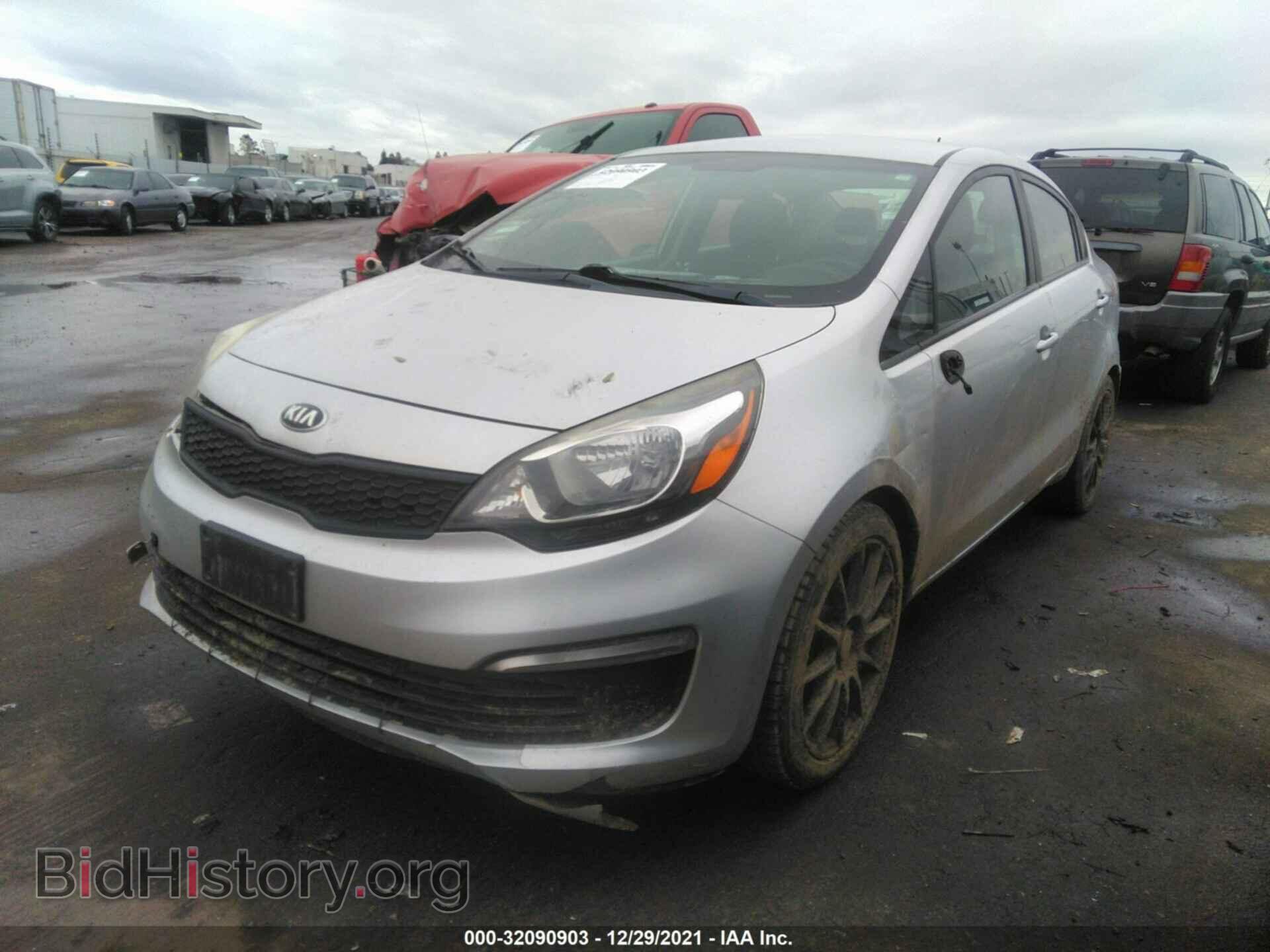 2016 KIA RIO - VIN: KNADM4A34G6677322 - Фото 2
