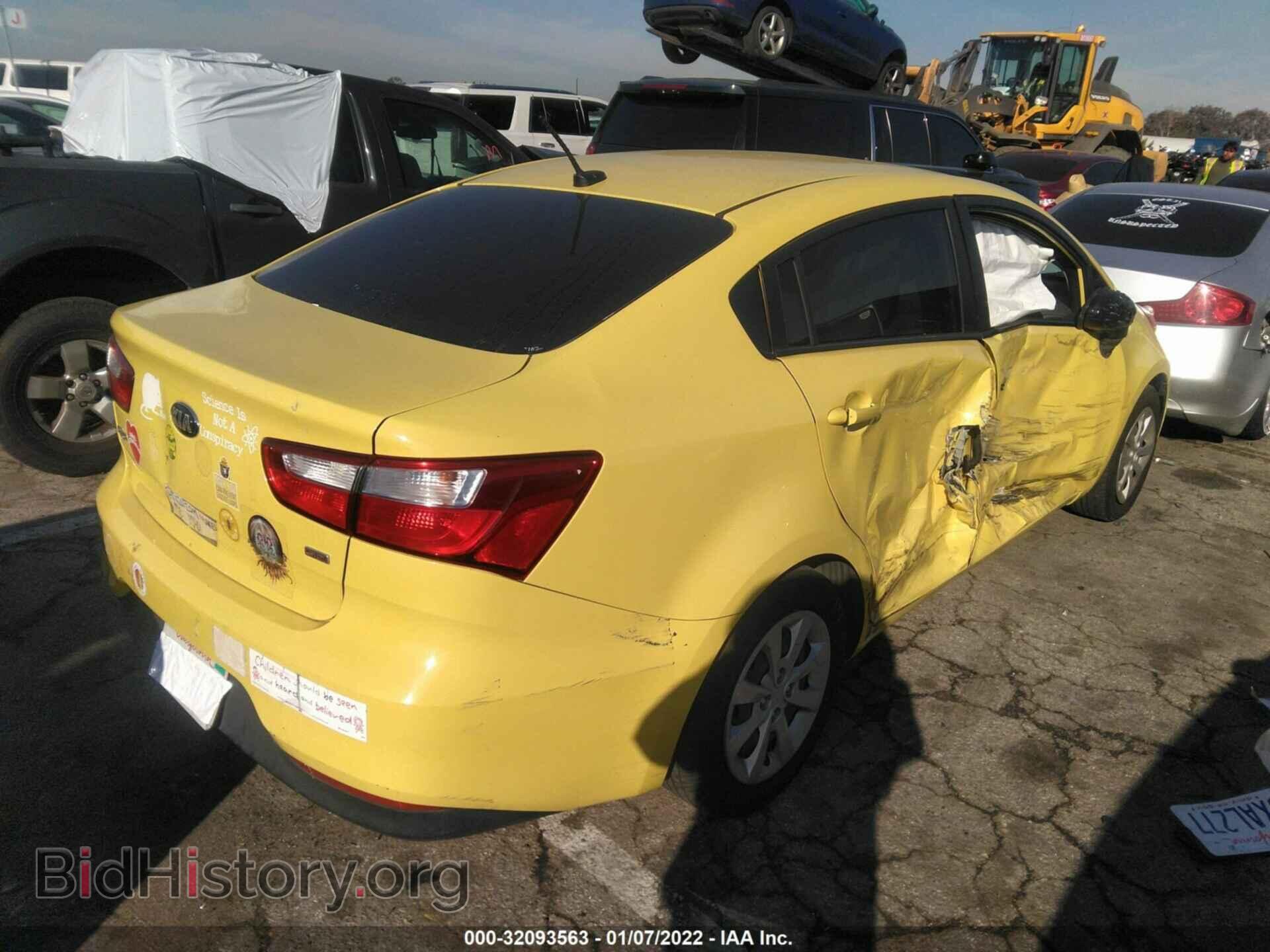 2016 KIA RIO - VIN: KNADM4A38G6572184 - Фото 4